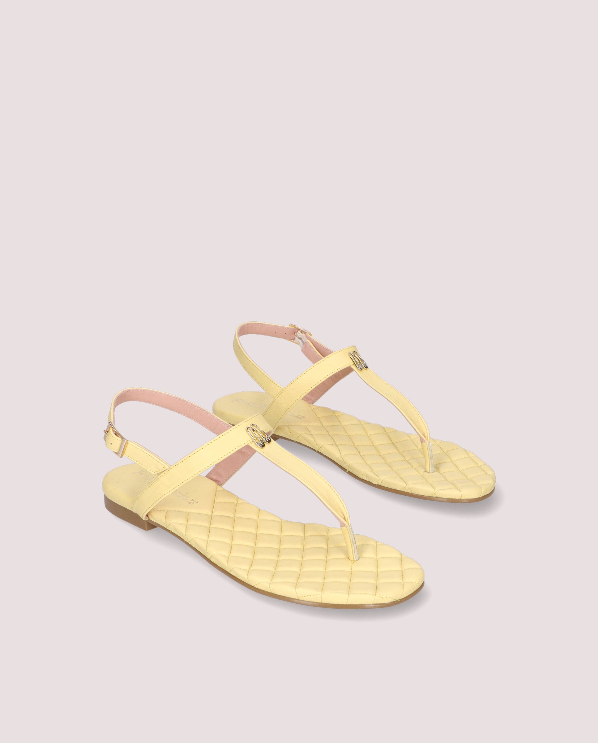 Sandalias Judy Amarillos Piel