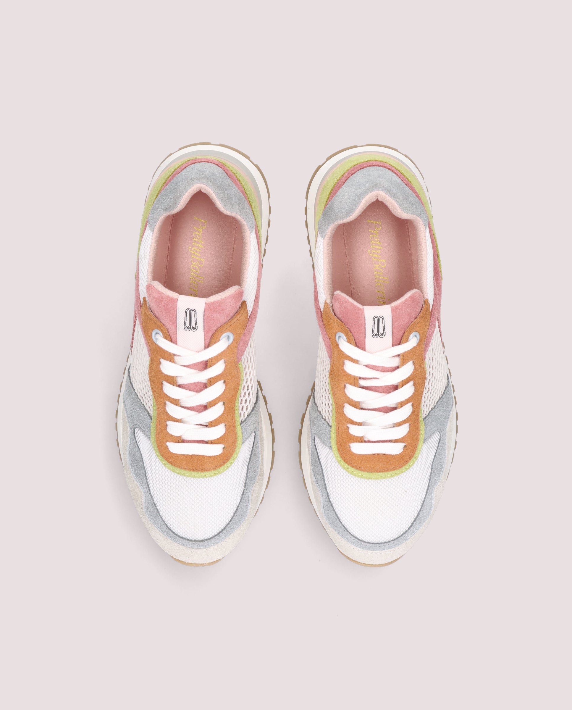 Vista alternativa de Deportivos Nina Multicolores Ante por PrettyBallerinas