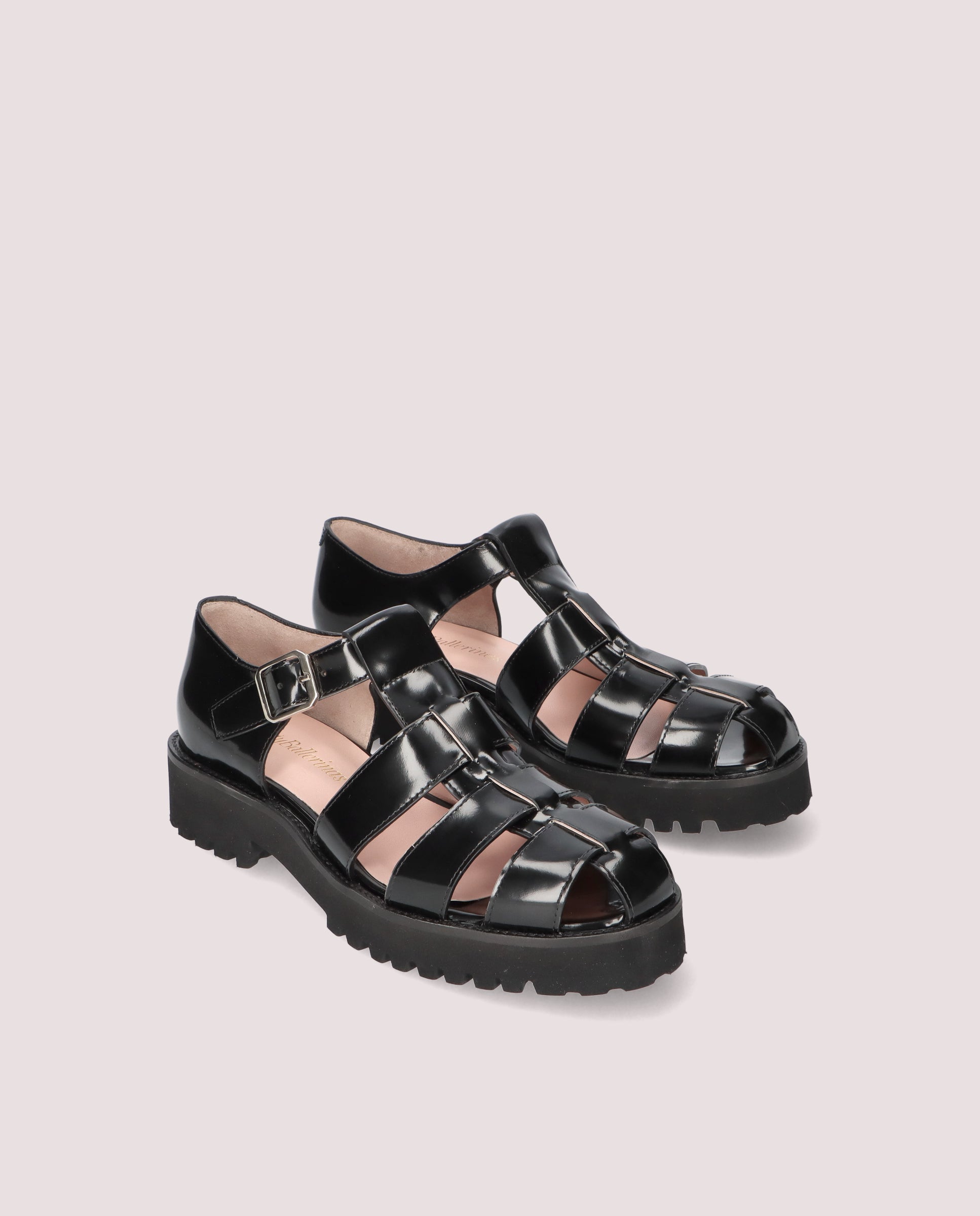 Imagen de T-Bar Ashley Negros Piel por PrettyBallerinas