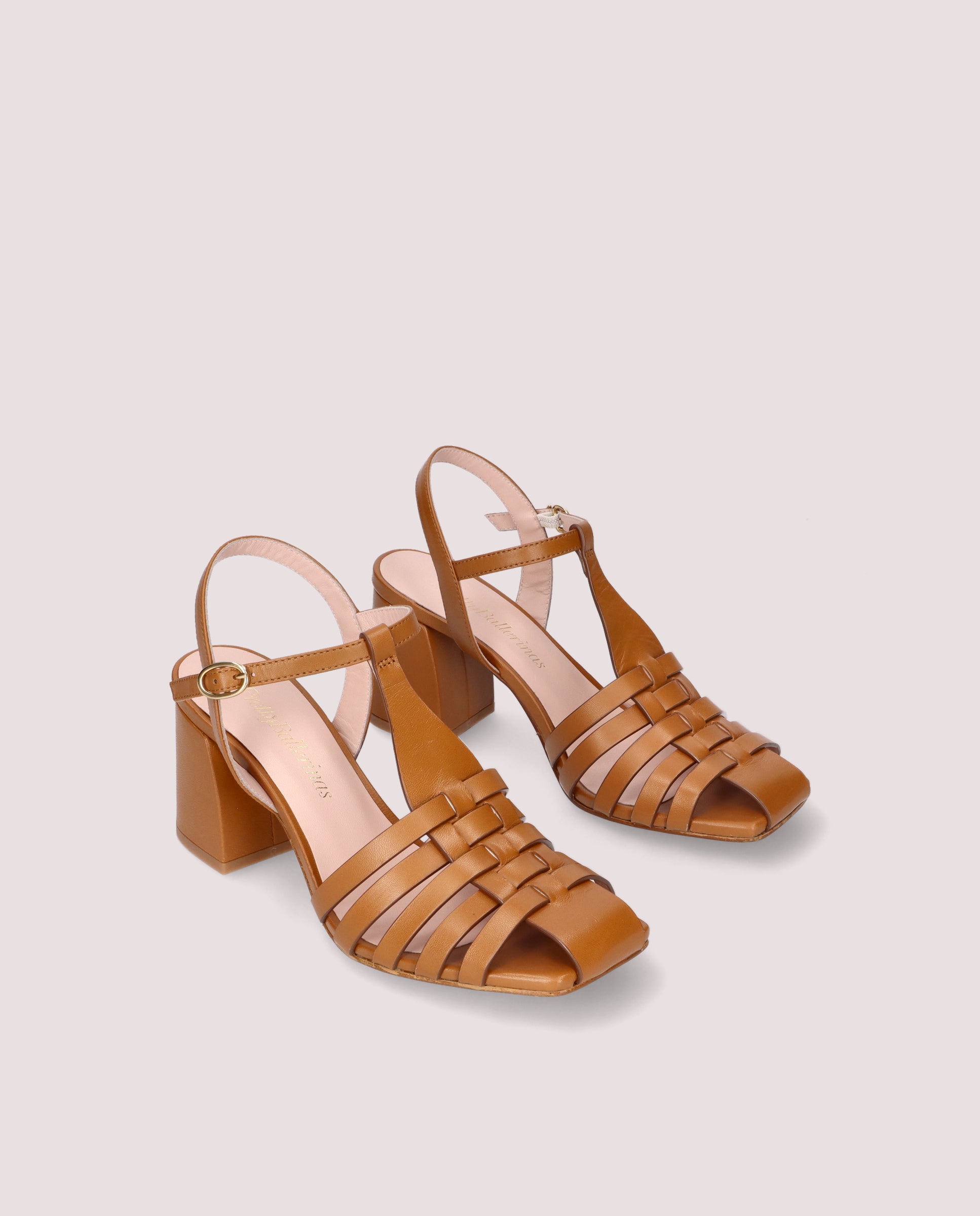 Imagen de T-Bar Amanda Marrones Piel por PrettyBallerinas