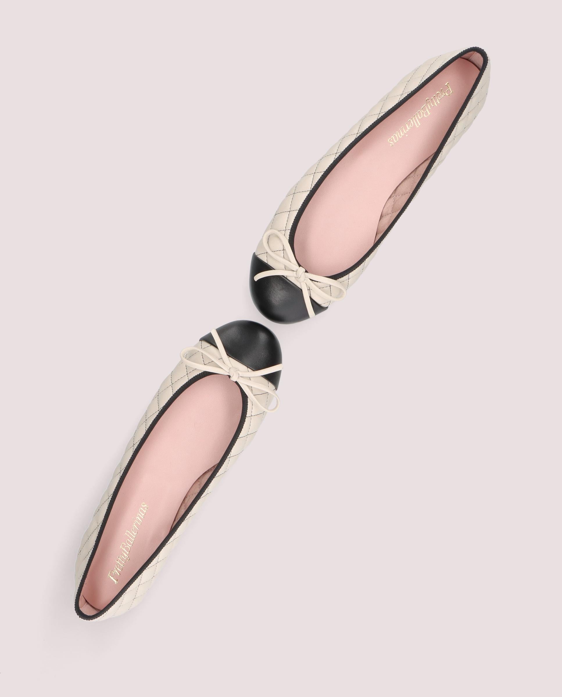 Ballerinas Rosario WEISS LEDER