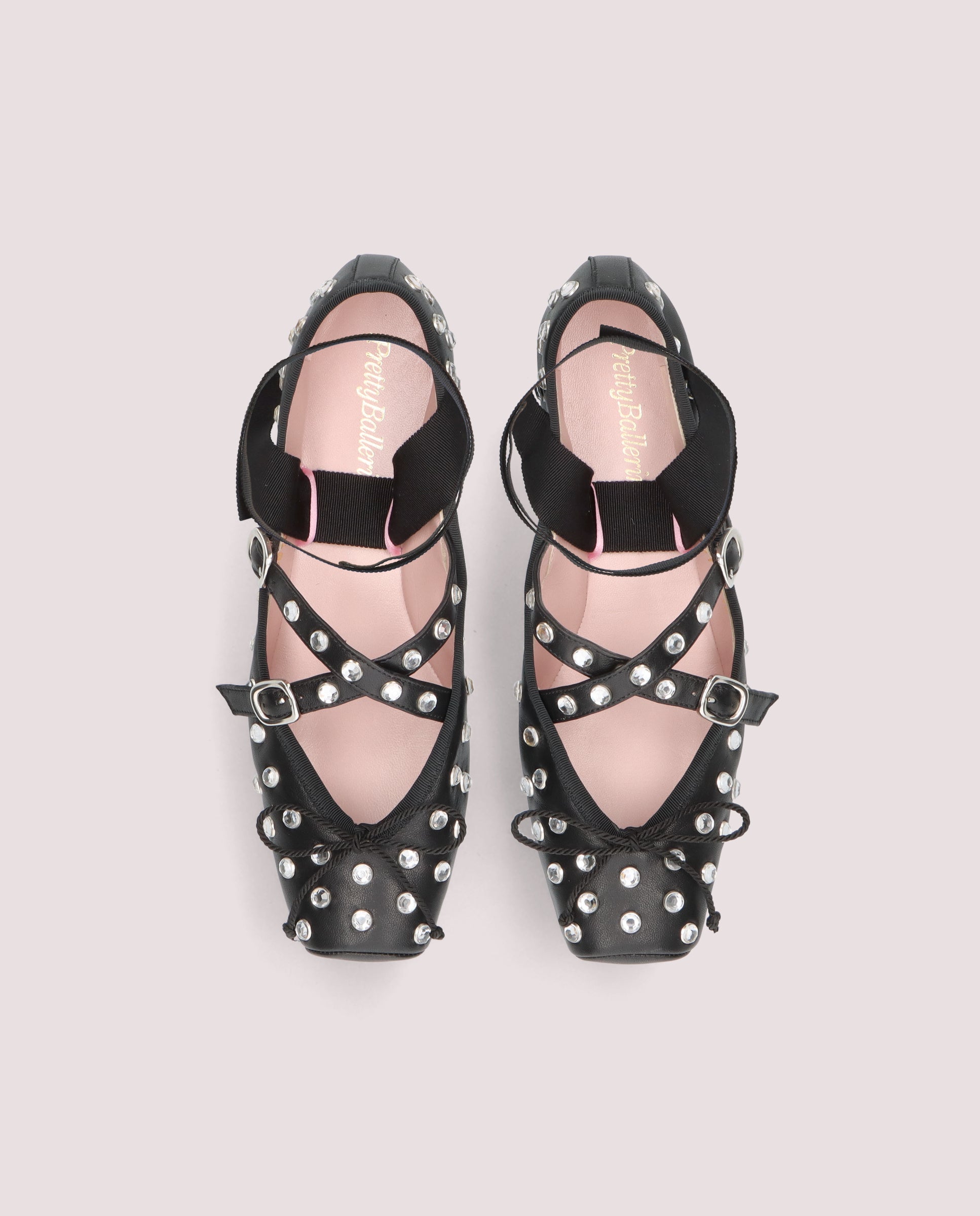 Vista alternativa de Bailarinas Kristen Negros Piel por PrettyBallerinas