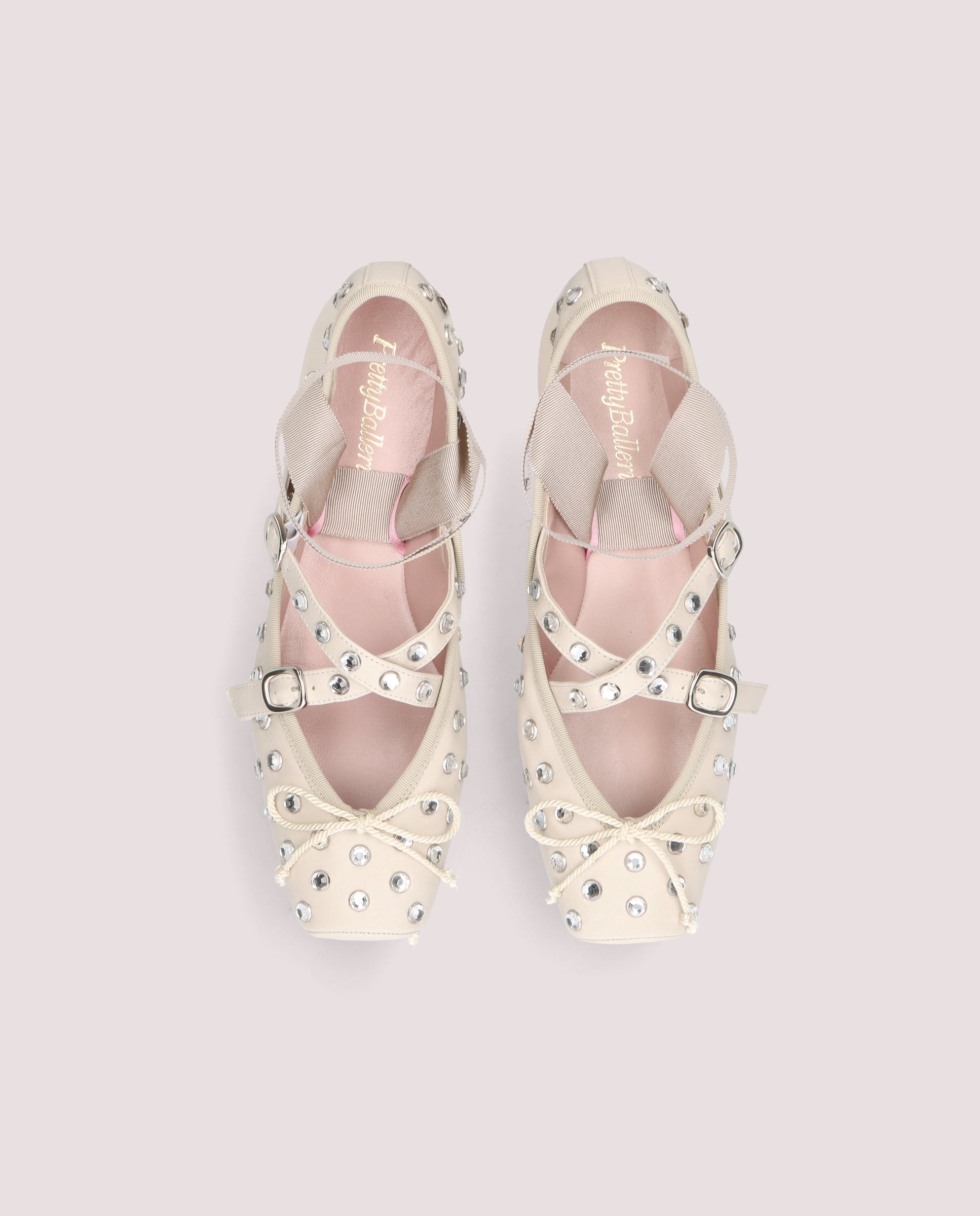 Vista alternativa de Bailarinas Kristen Blancos Piel por PrettyBallerinas