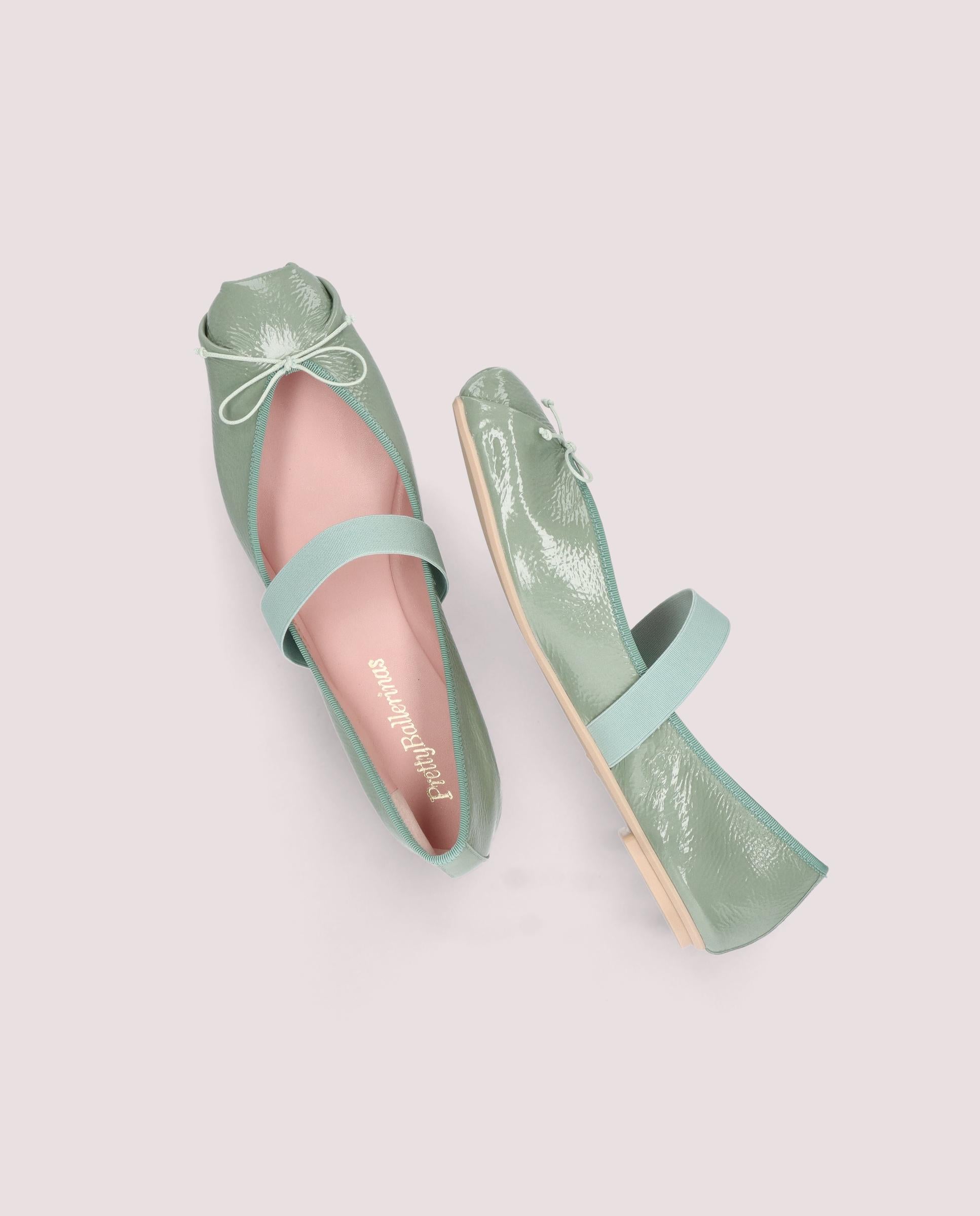 Bailarinas Kristen Verdes Charol