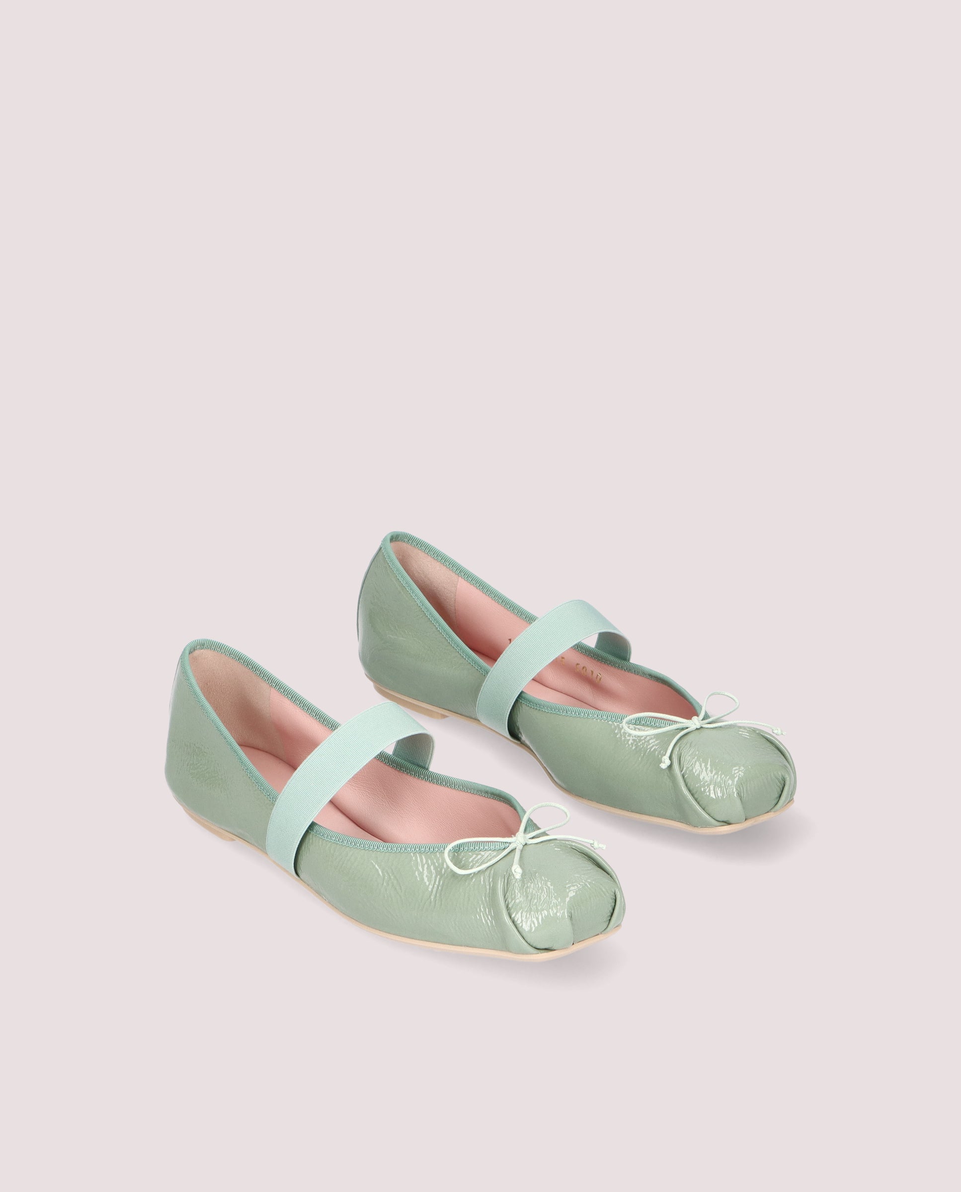 Imagen de Bailarinas Kristen Verdes Charol por PrettyBallerinas