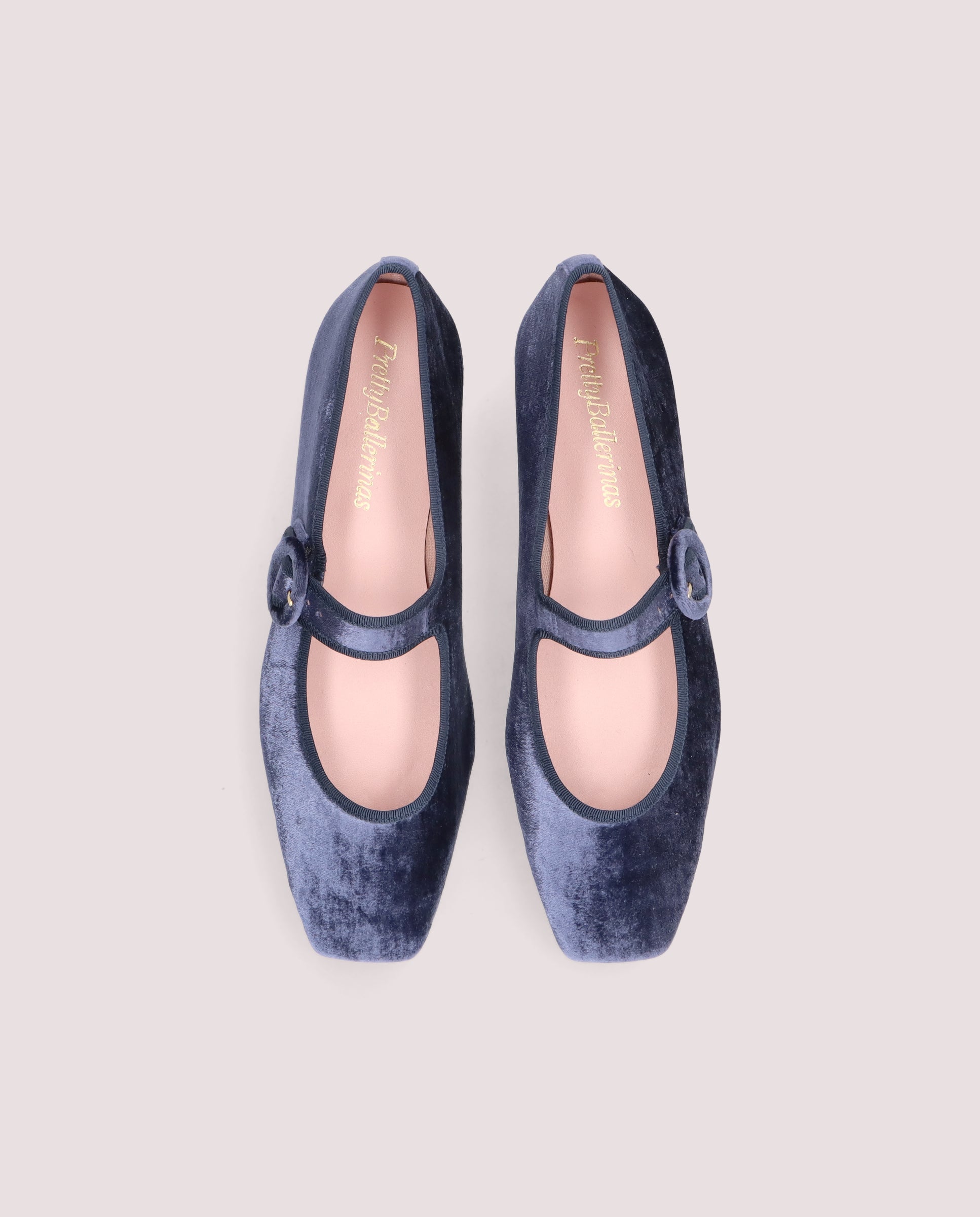 Vista alternativa de Bailarinas Camille Azules Tejidos por PrettyBallerinas