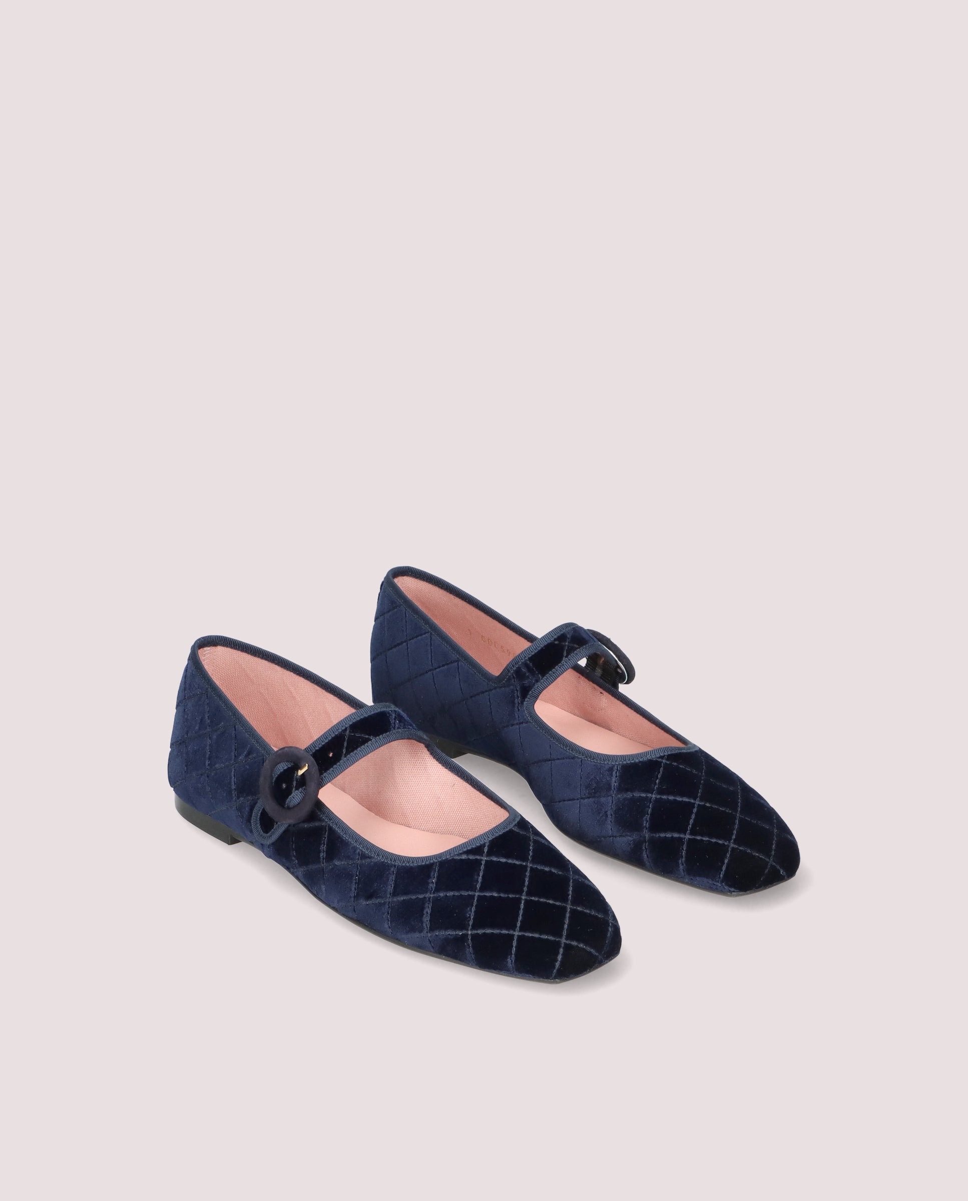 Image de Ballerines en tricot bleu Camille par PrettyBallerinas