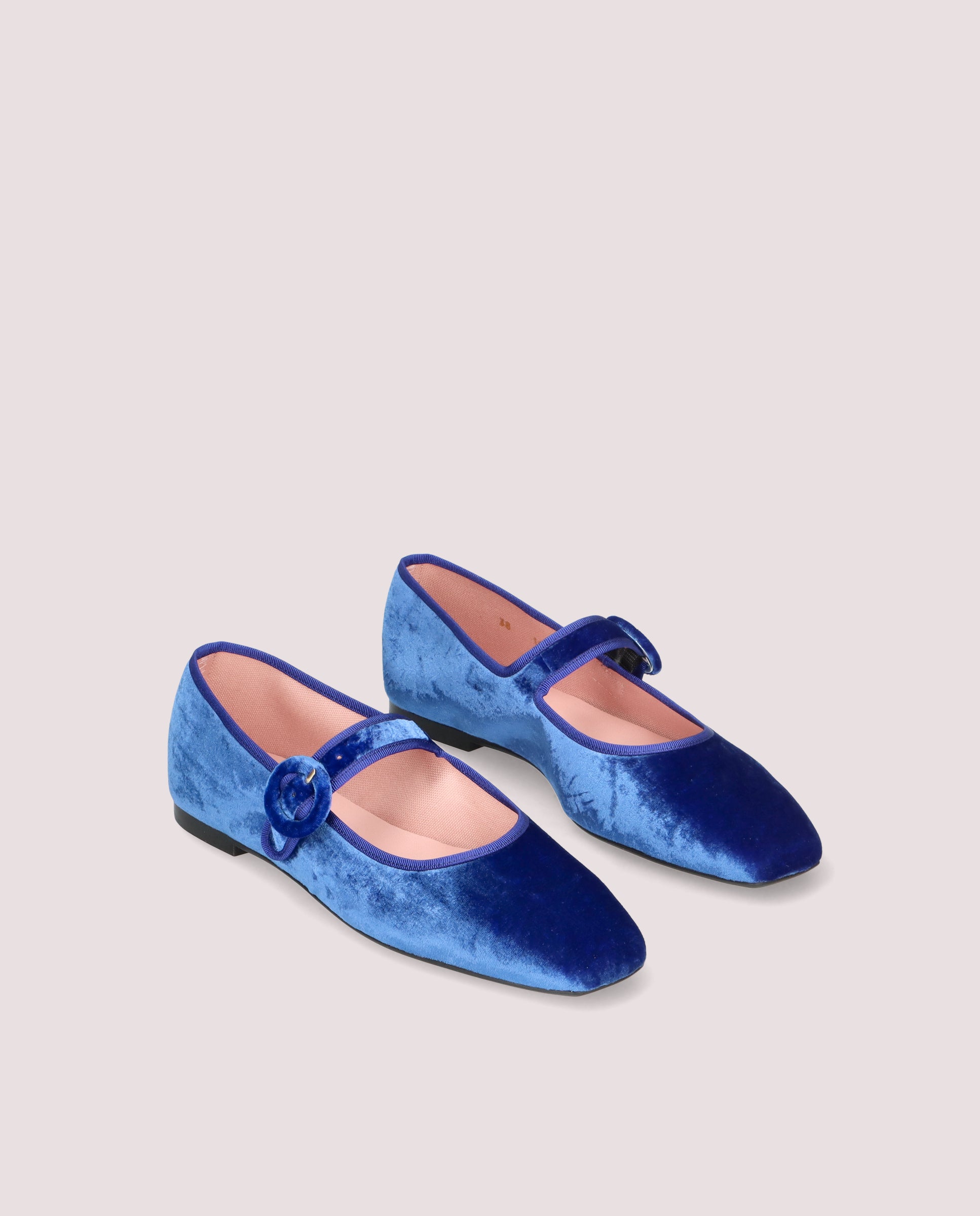 Image of Camille BLUE FABRIC Ballet Flats by PrettyBallerinas