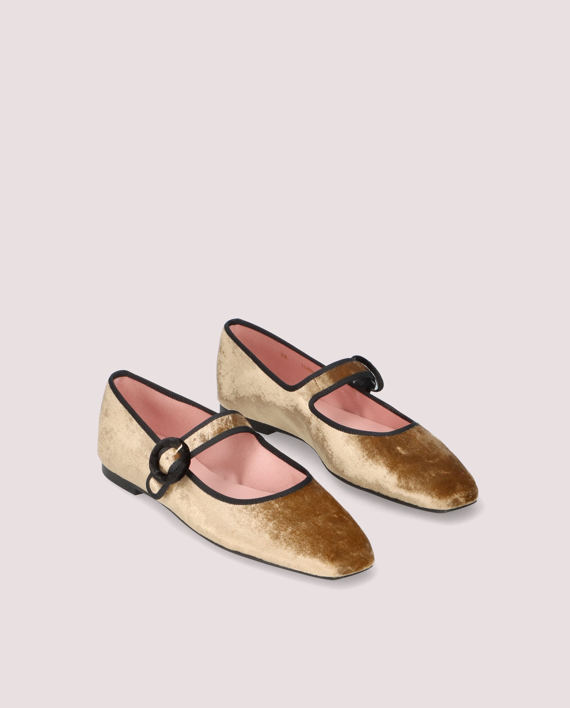 Imagen de Bailarinas Camille Marrones Tejidos por PrettyBallerinas