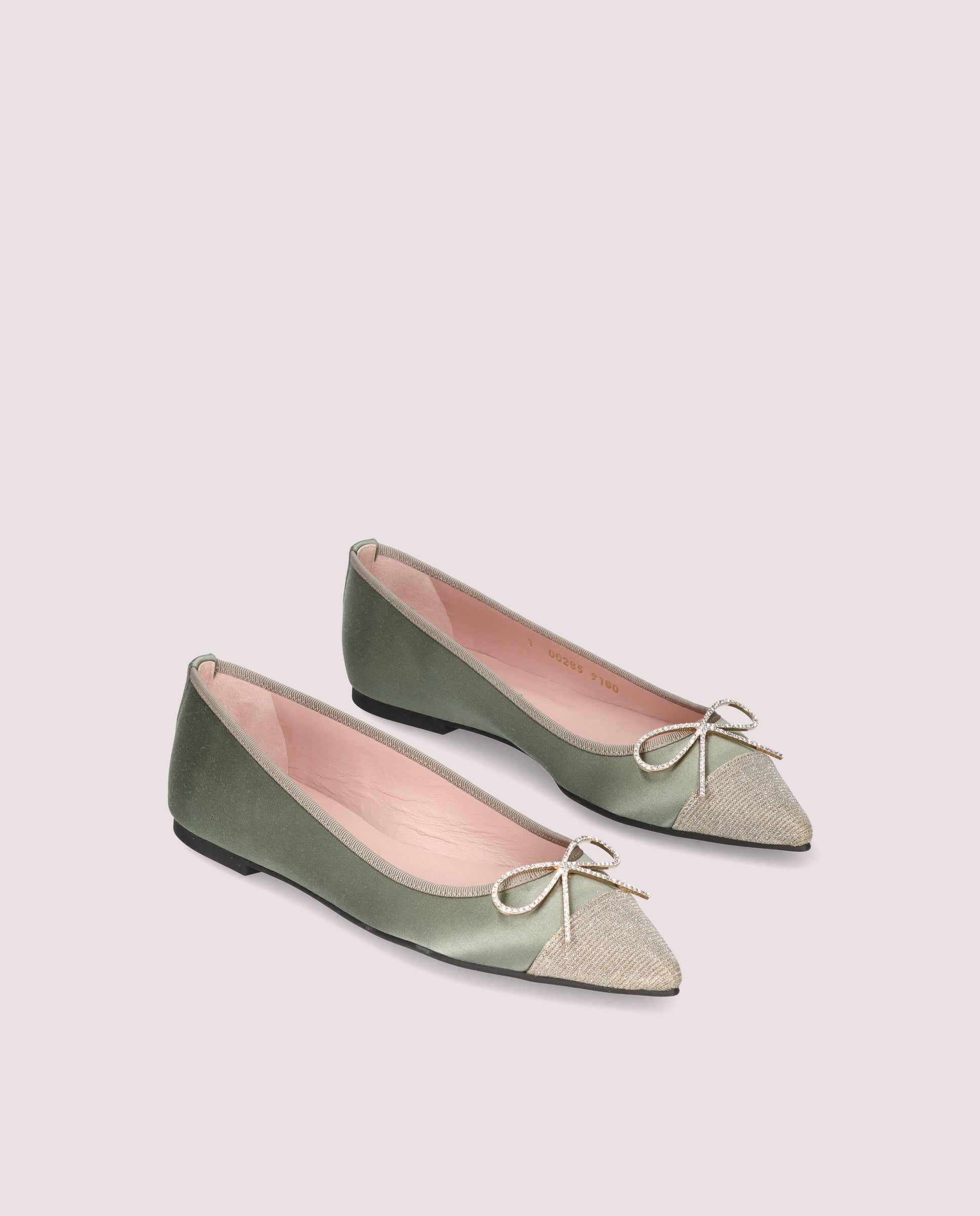 Bailarinas Ella Verdes Tejidos