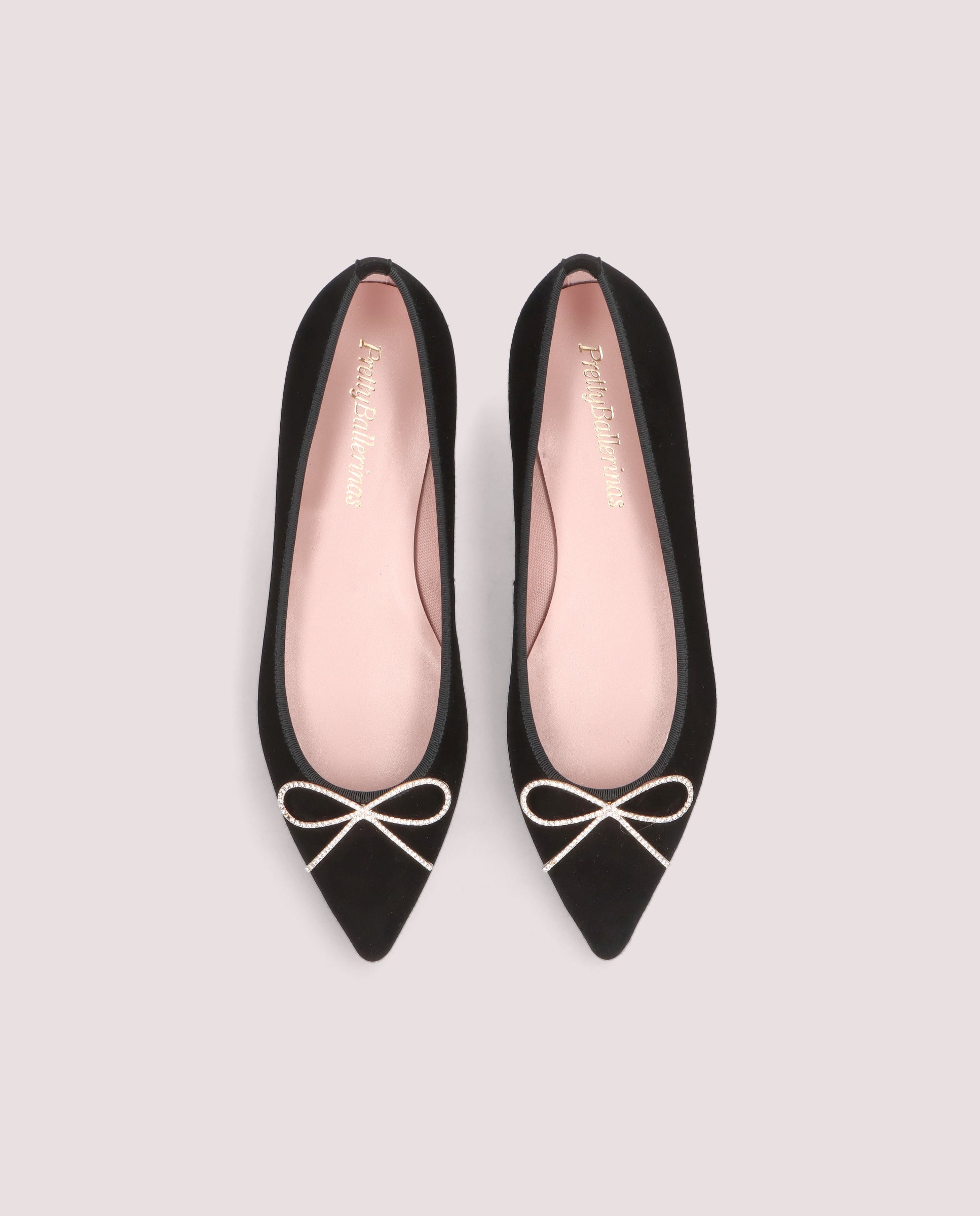 Vista alternativa de Bailarinas Ella Negros Ante por PrettyBallerinas