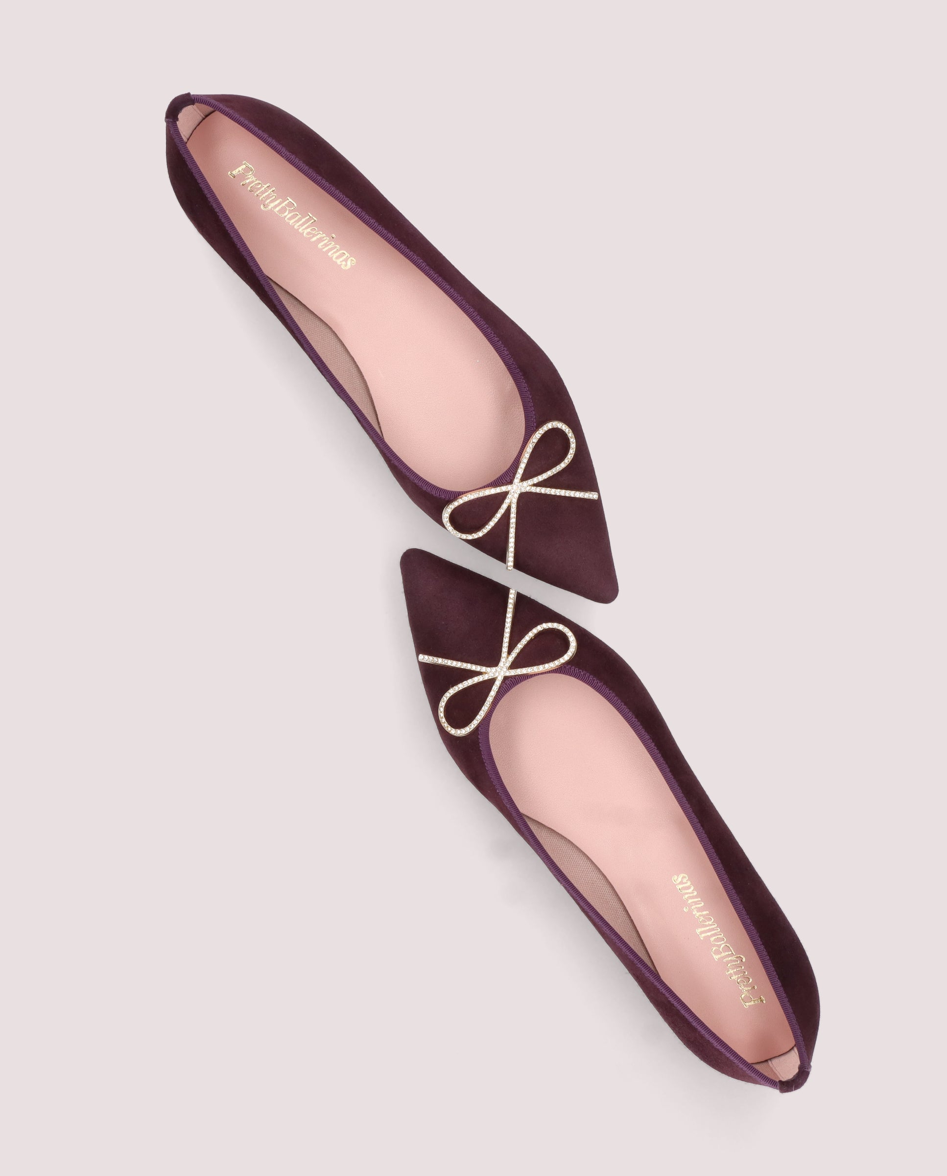 Ella Ballet Flats RED SUEDE