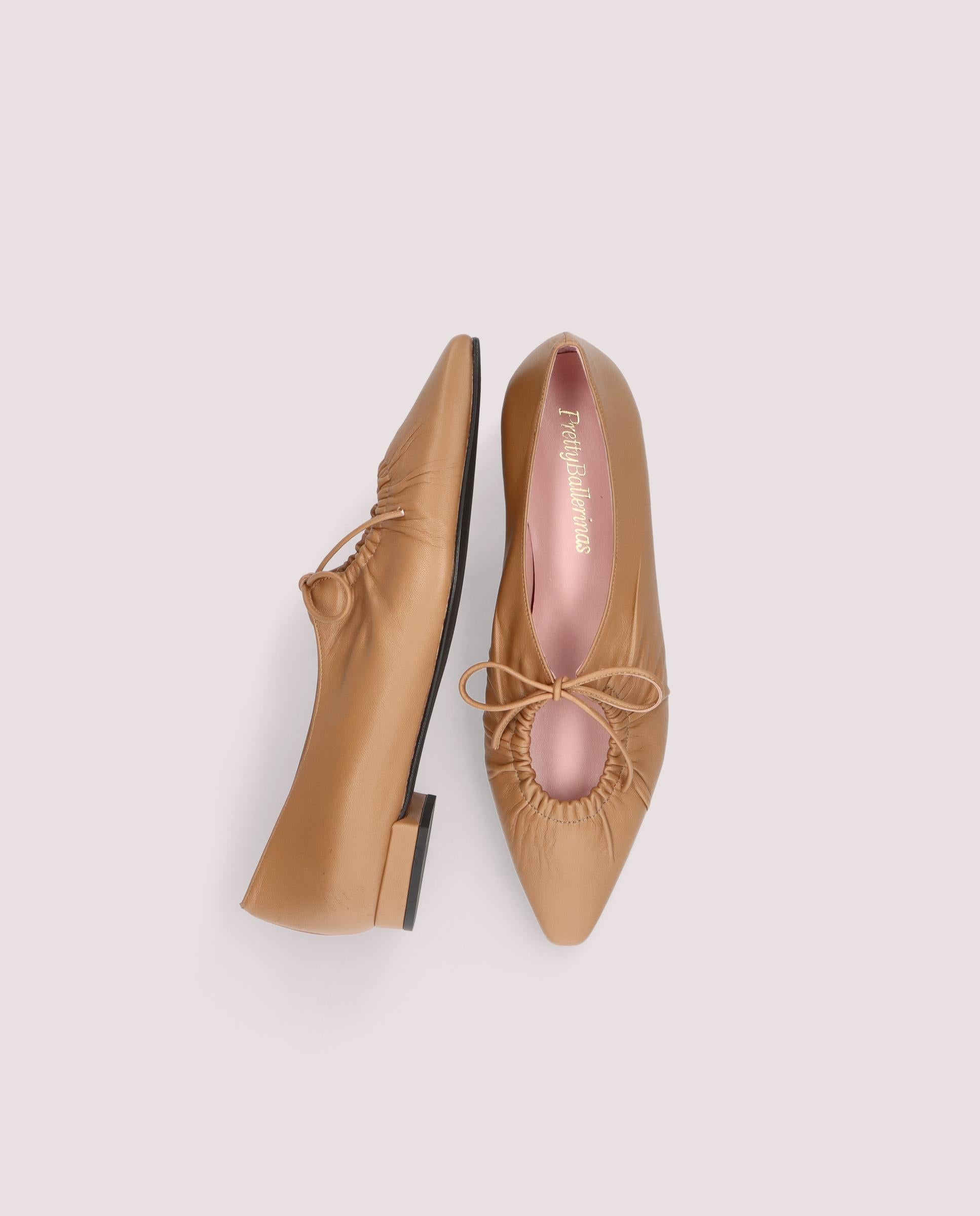 Bailarinas Tabitha Marrones Piel