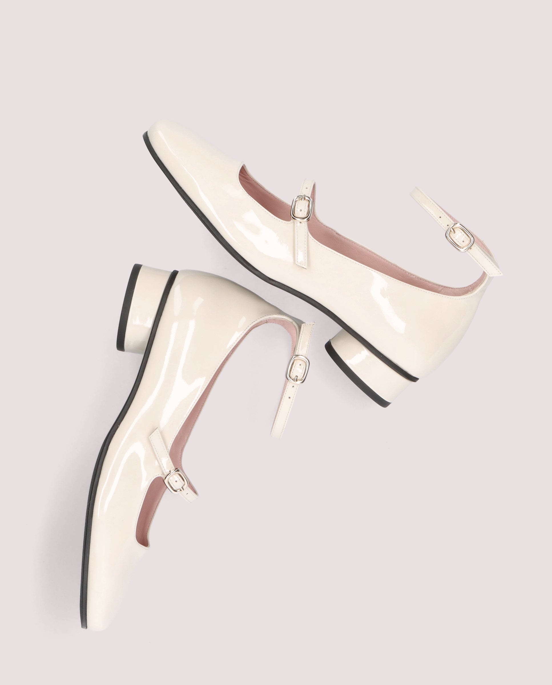 Odette Salon WHITE PATENT LEATHER