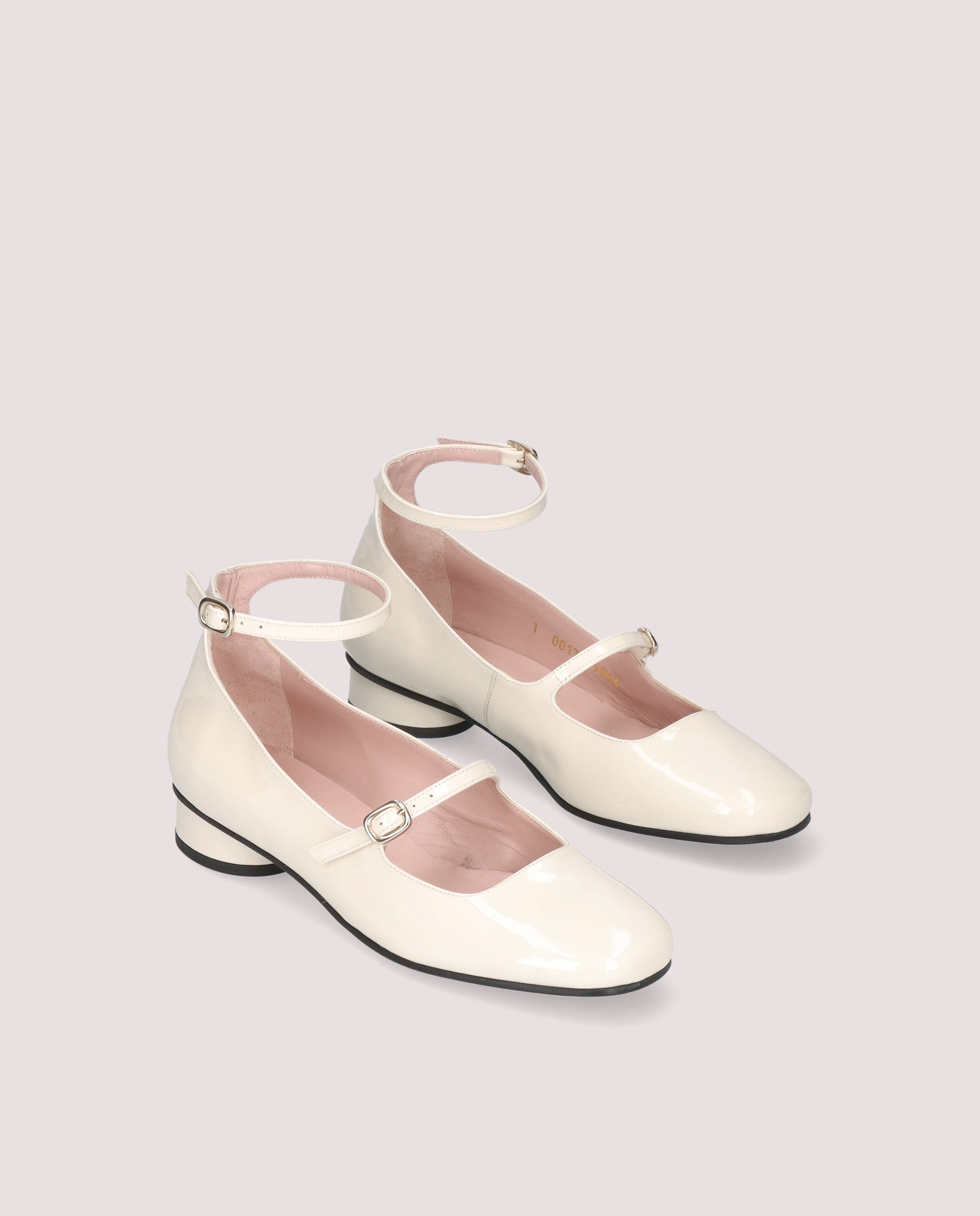 Image of Odette Salon WHITE PATENT LEATHER by PrettyBallerinas