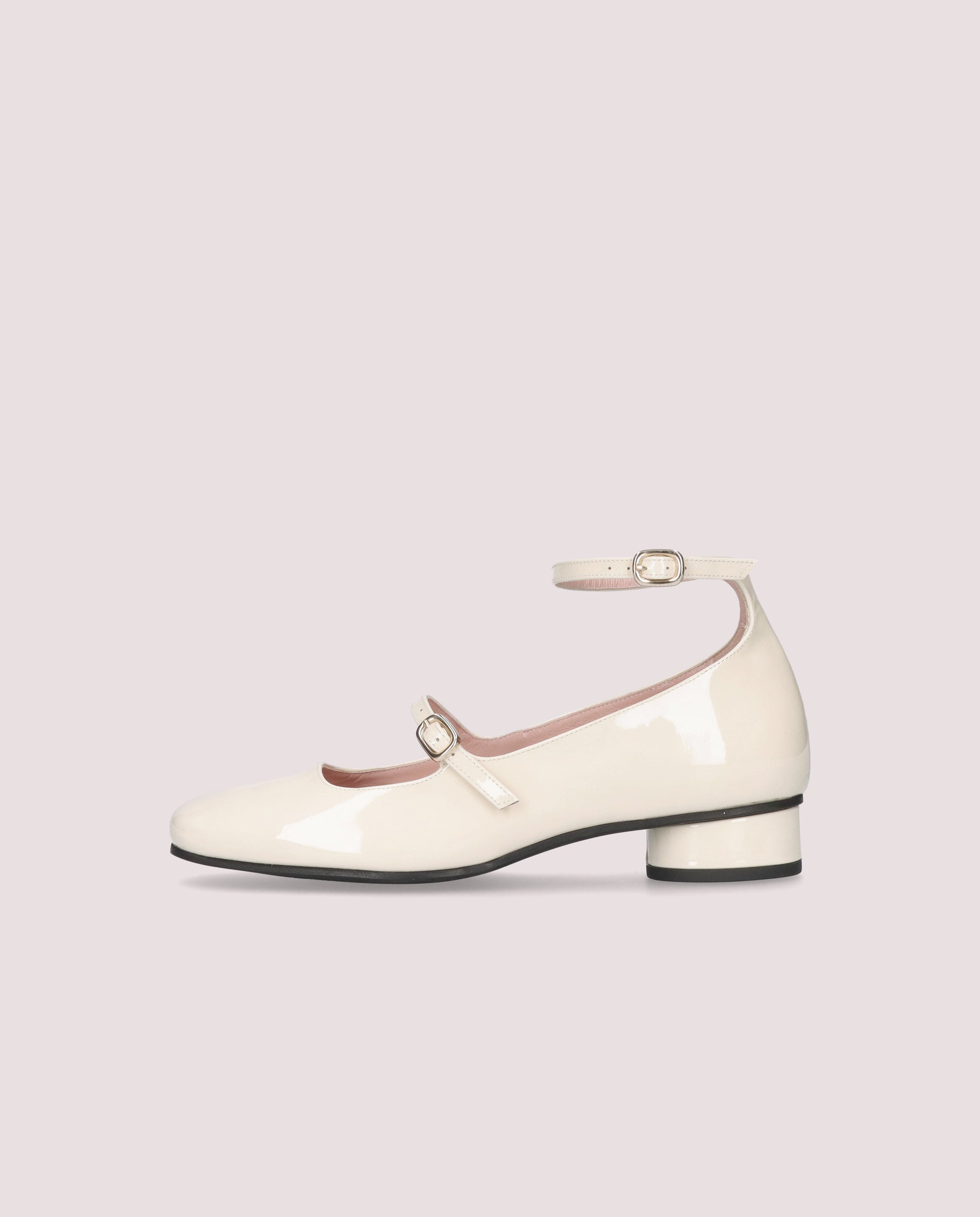 Odette Salon WHITE PATENT LEATHER