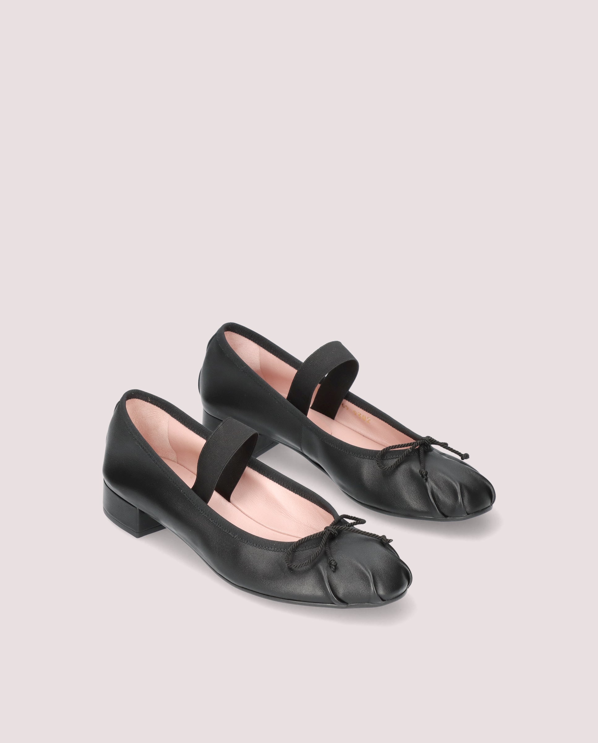 Image of Gretschen BLACK LEATHER Pumps by PrettyBallerinas