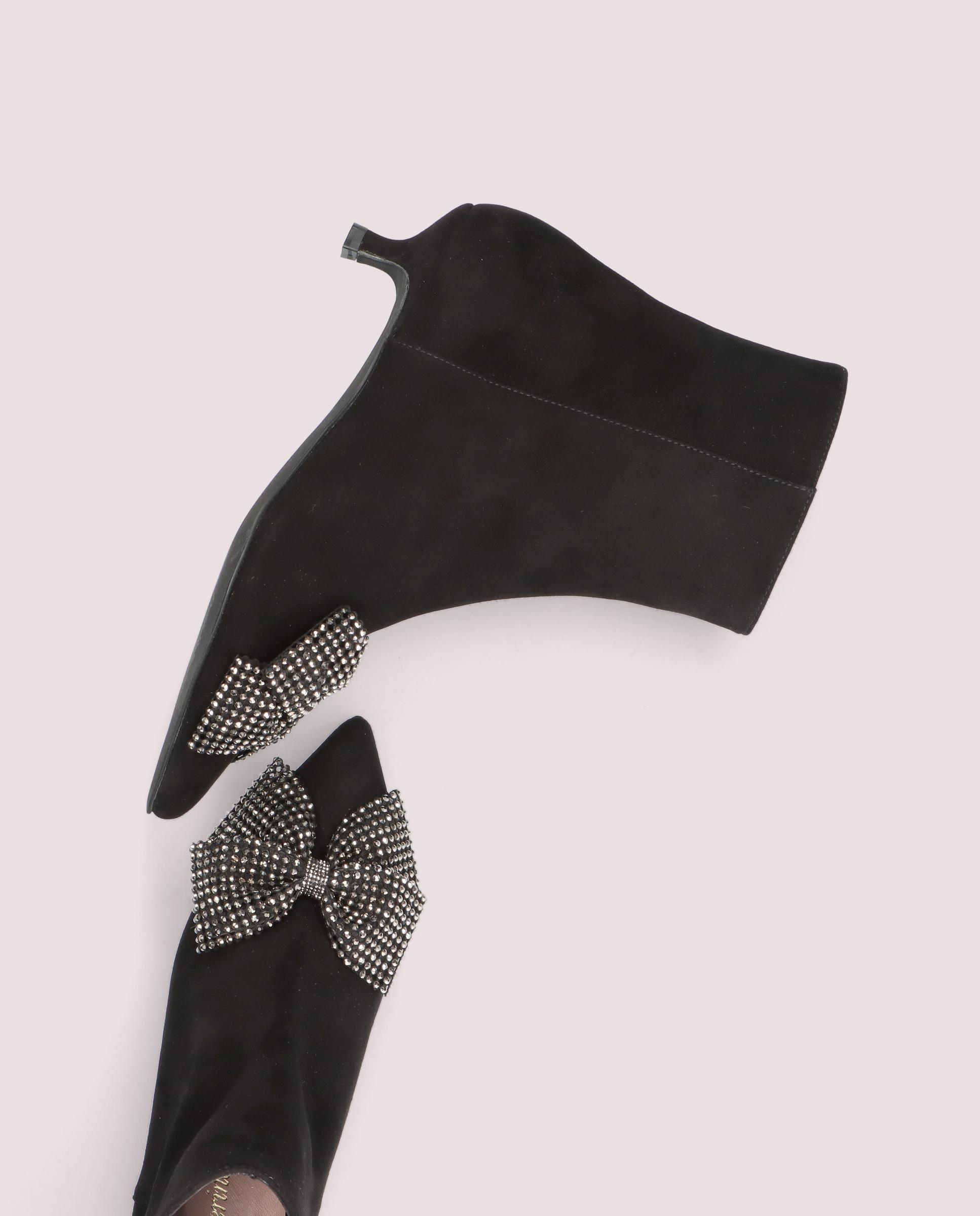 Botines Kendall Negros Ante