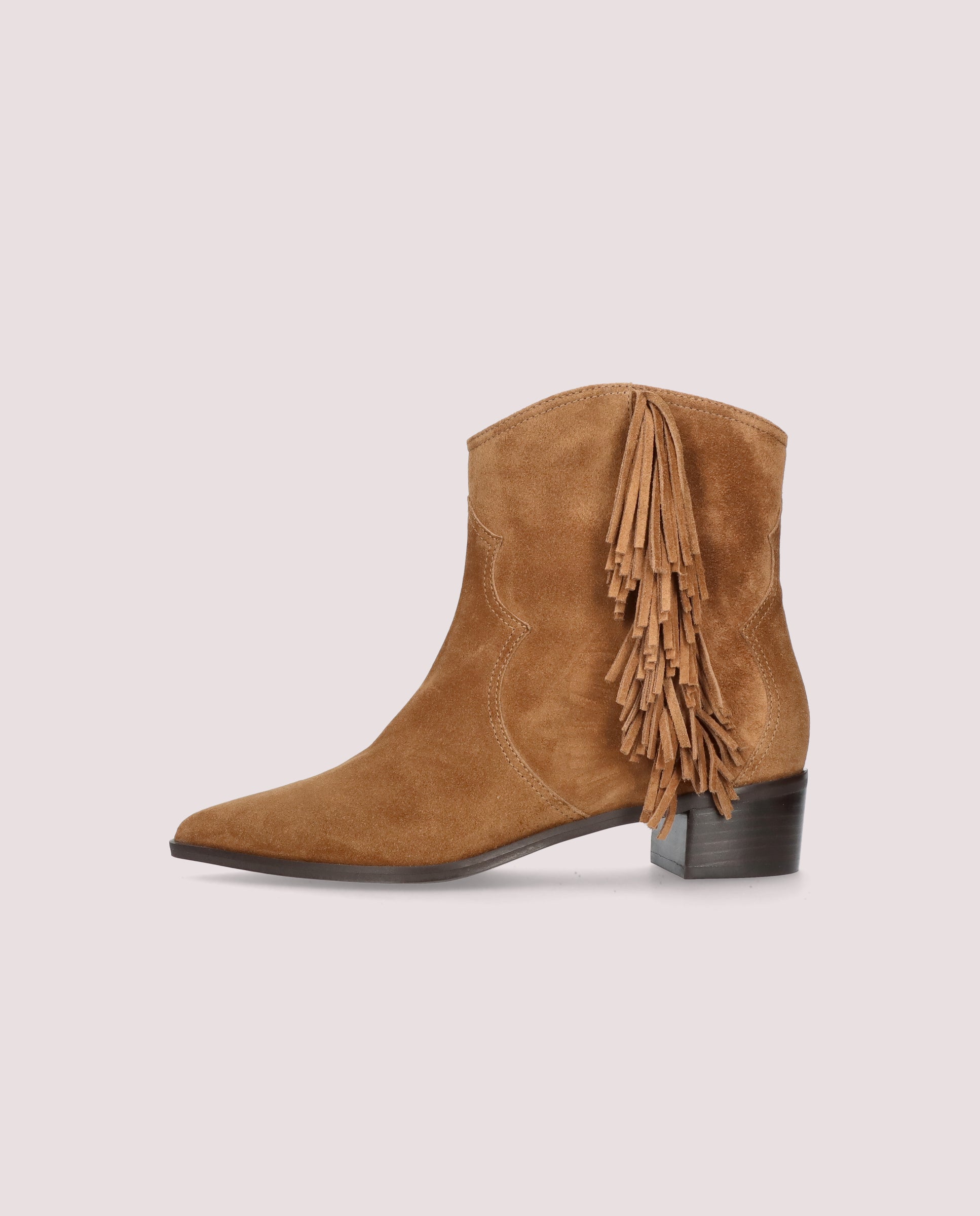 Bottines en daim marron Kendall