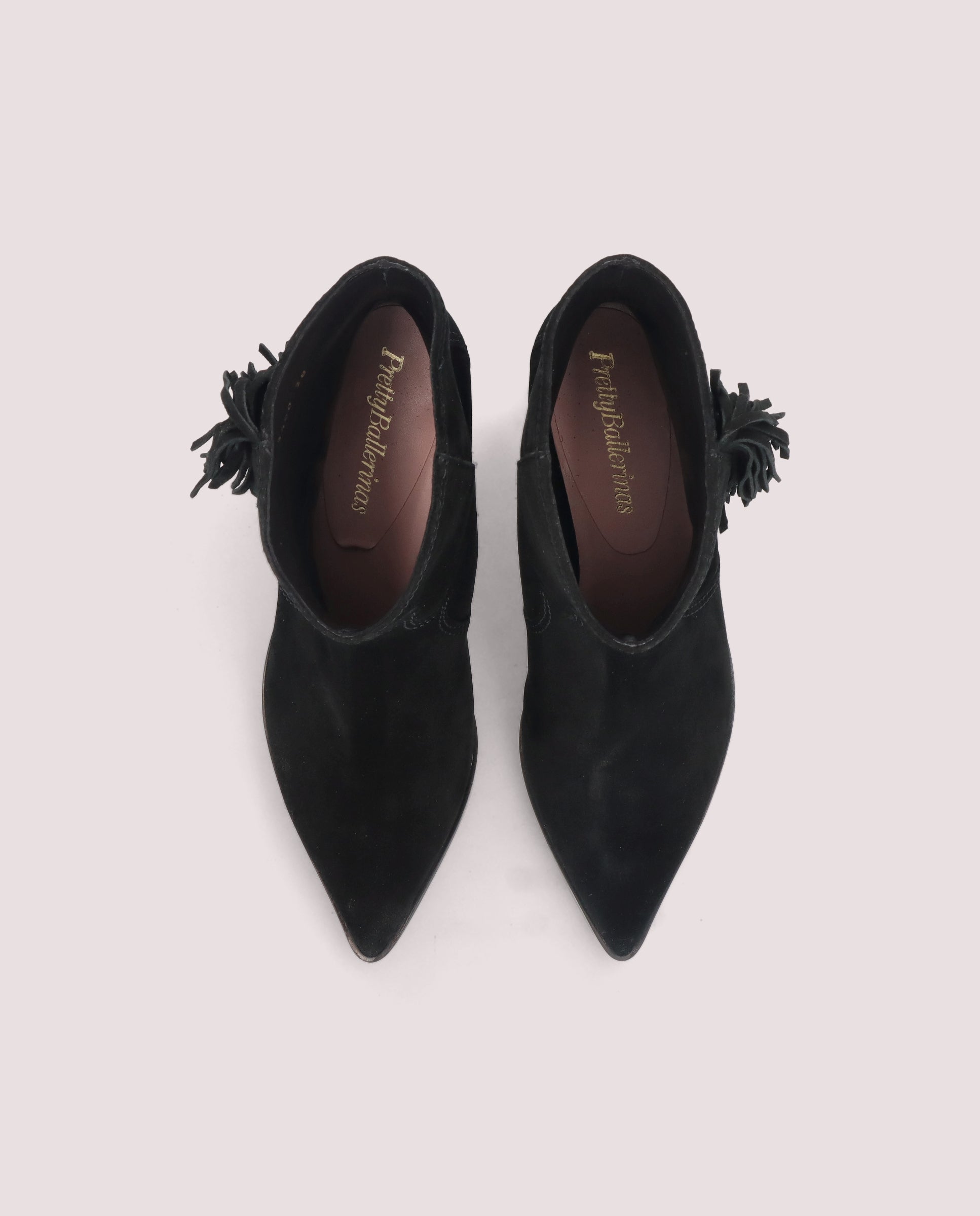 Vista alternativa de Botines Kendall Negros Ante por PrettyBallerinas