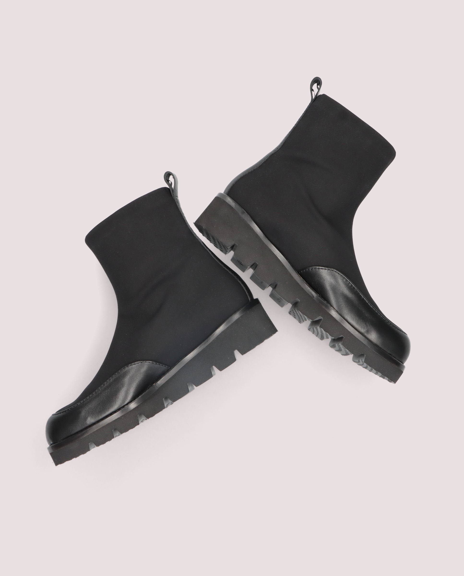 Botines Bette Negros Tejidos