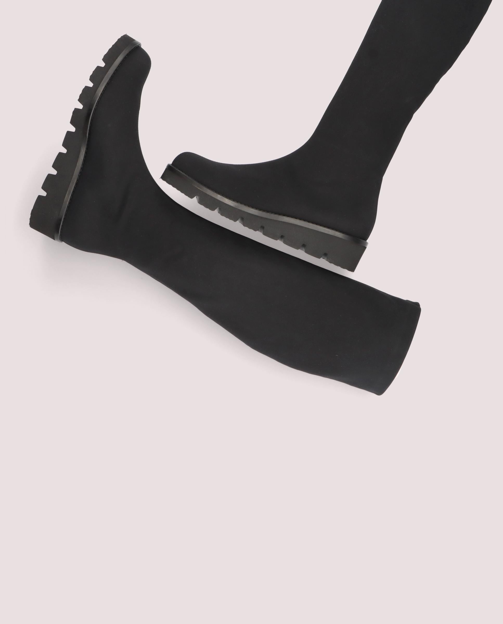 Botas Bette Negros Tejidos