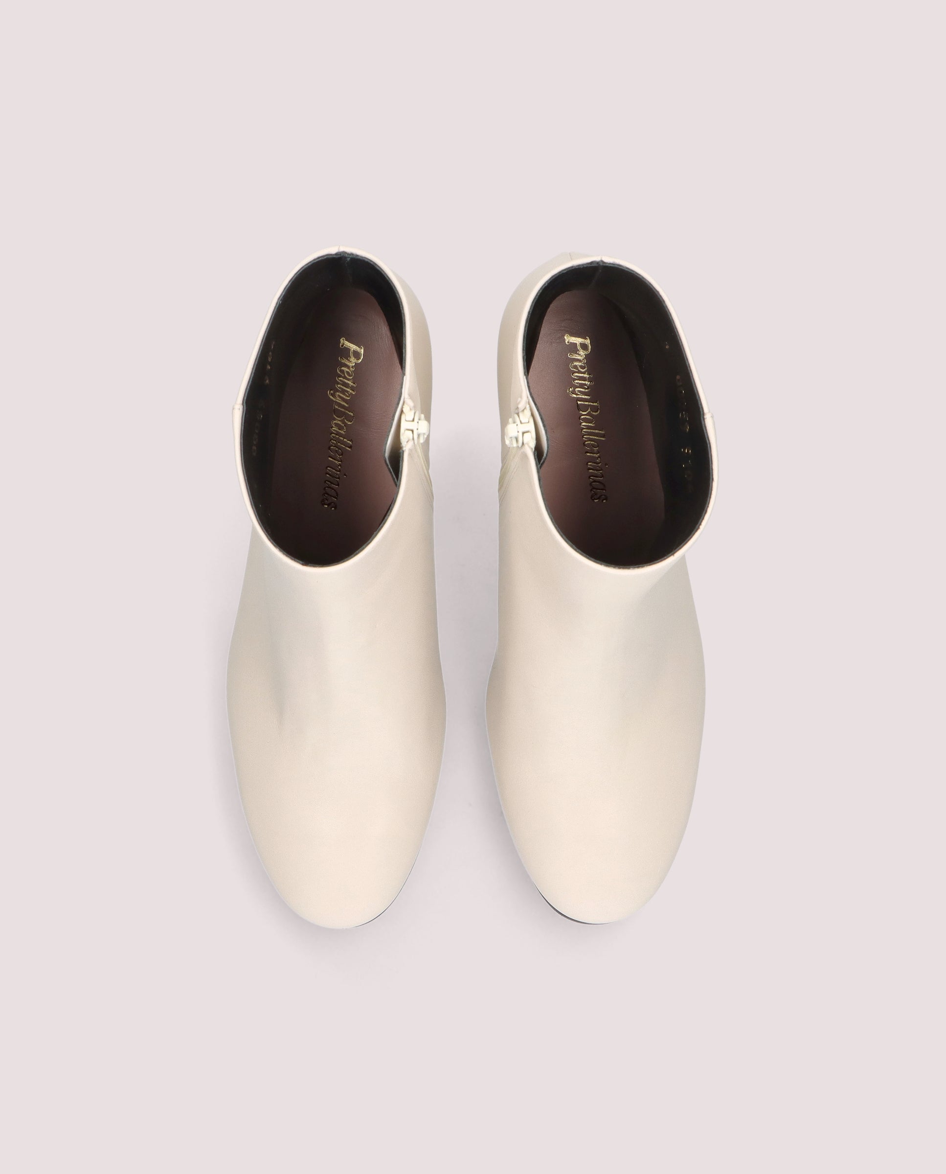 Vista alternativa de Botines Jendayi Blancos Piel por PrettyBallerinas