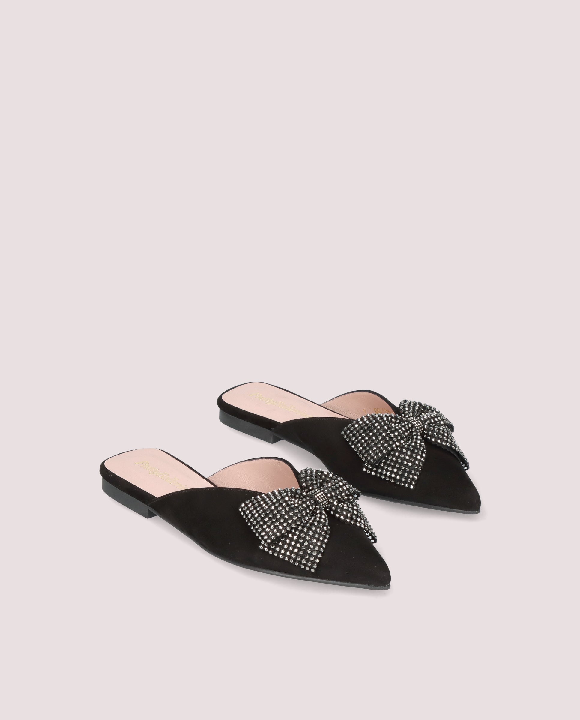 Image of Mules Yvette Negros Ante by PrettyBallerinas