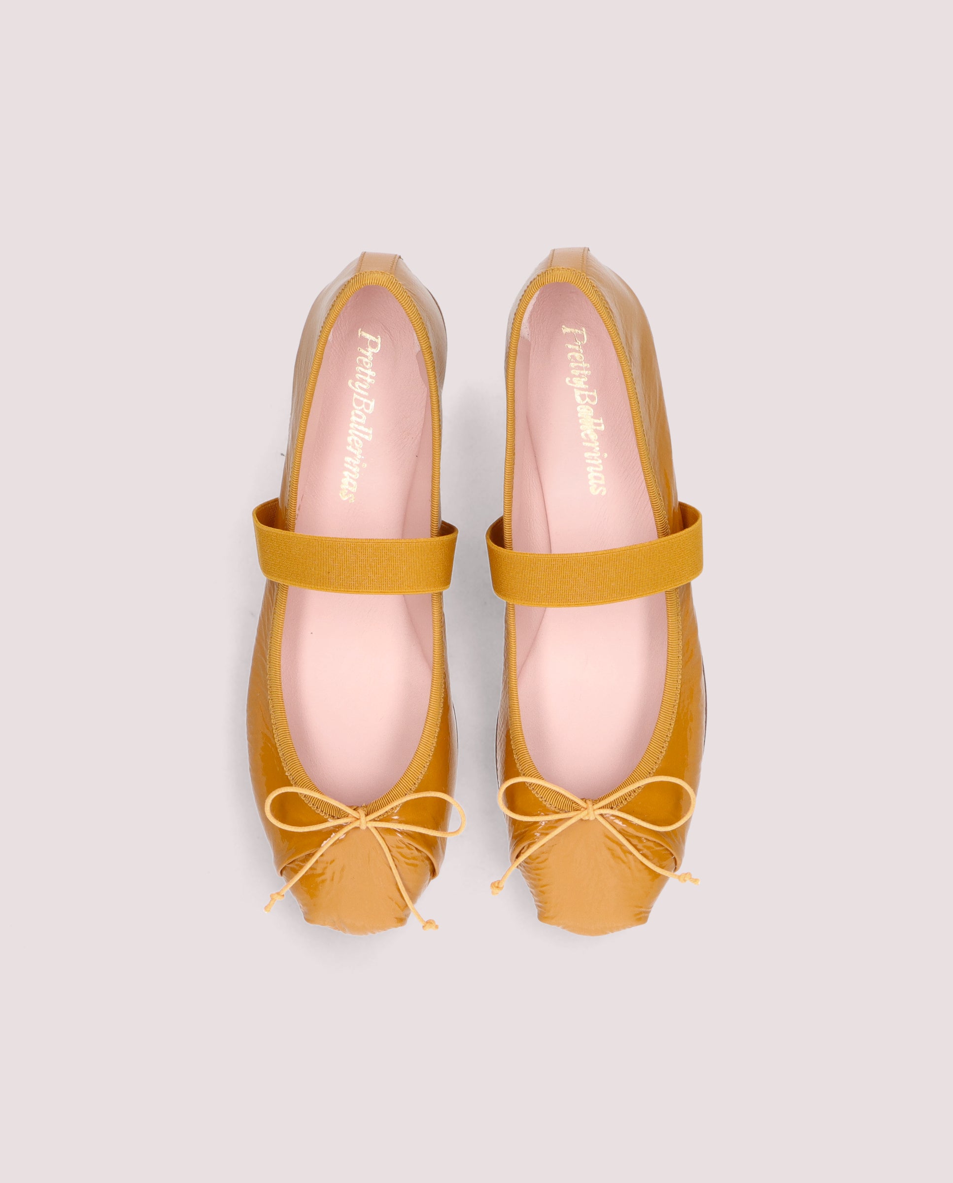 Vue alternative de Bailarinas Nicole Amarillos Piel par PrettyBallerinas