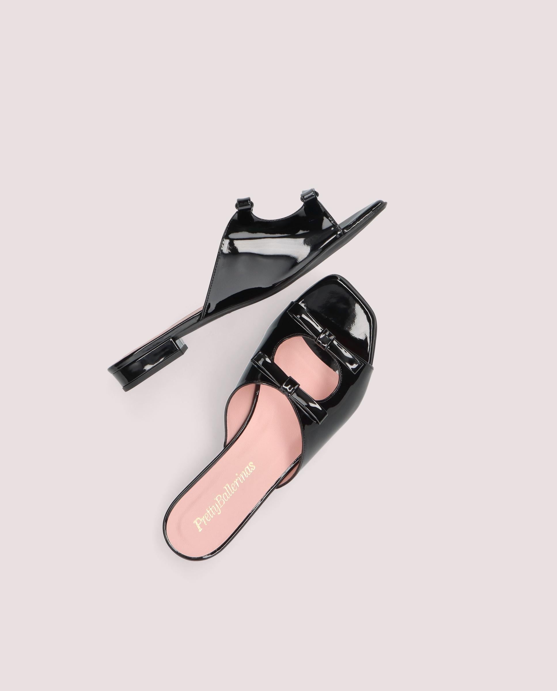 Sandalias Olivia Negros Charol