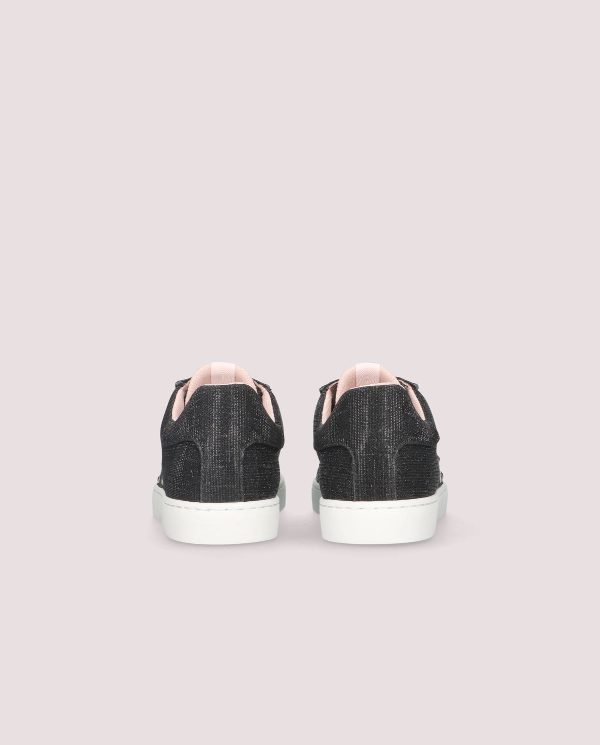 Baskets tissées noires Cordelia
