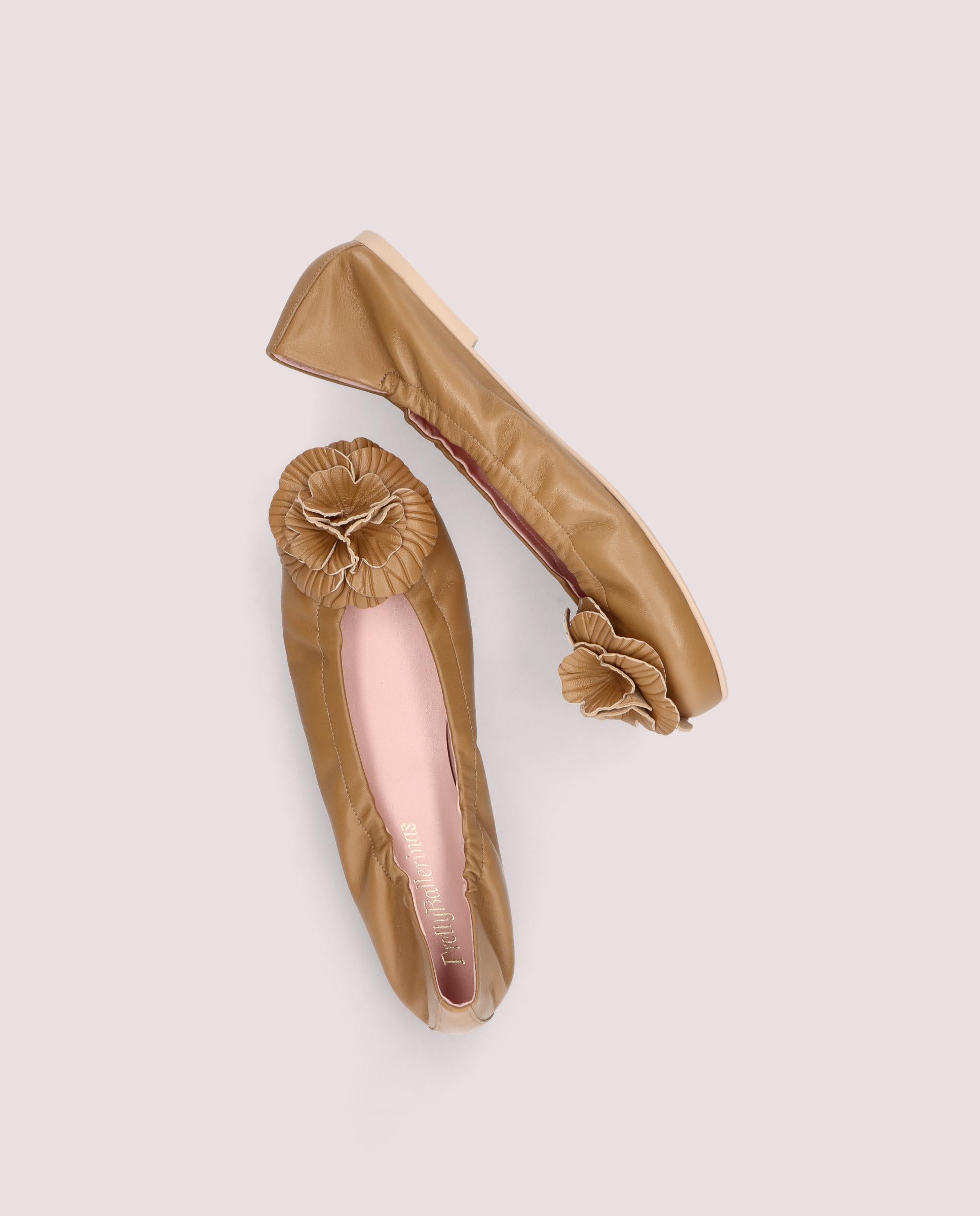 Ballerinas Rosario BRAUN LEDER