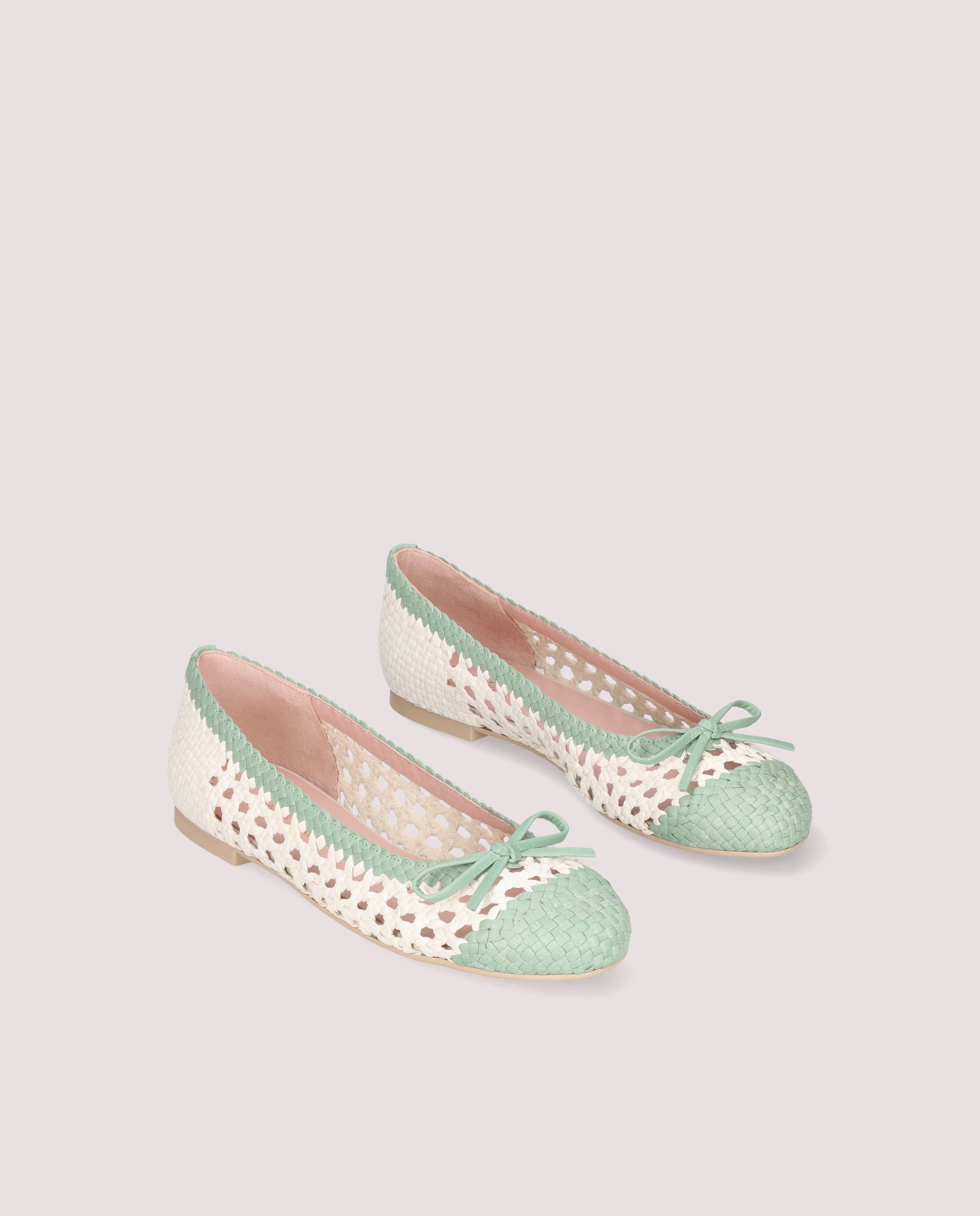 Imagen de Bailarinas Nicole Verdes Piel por PrettyBallerinas