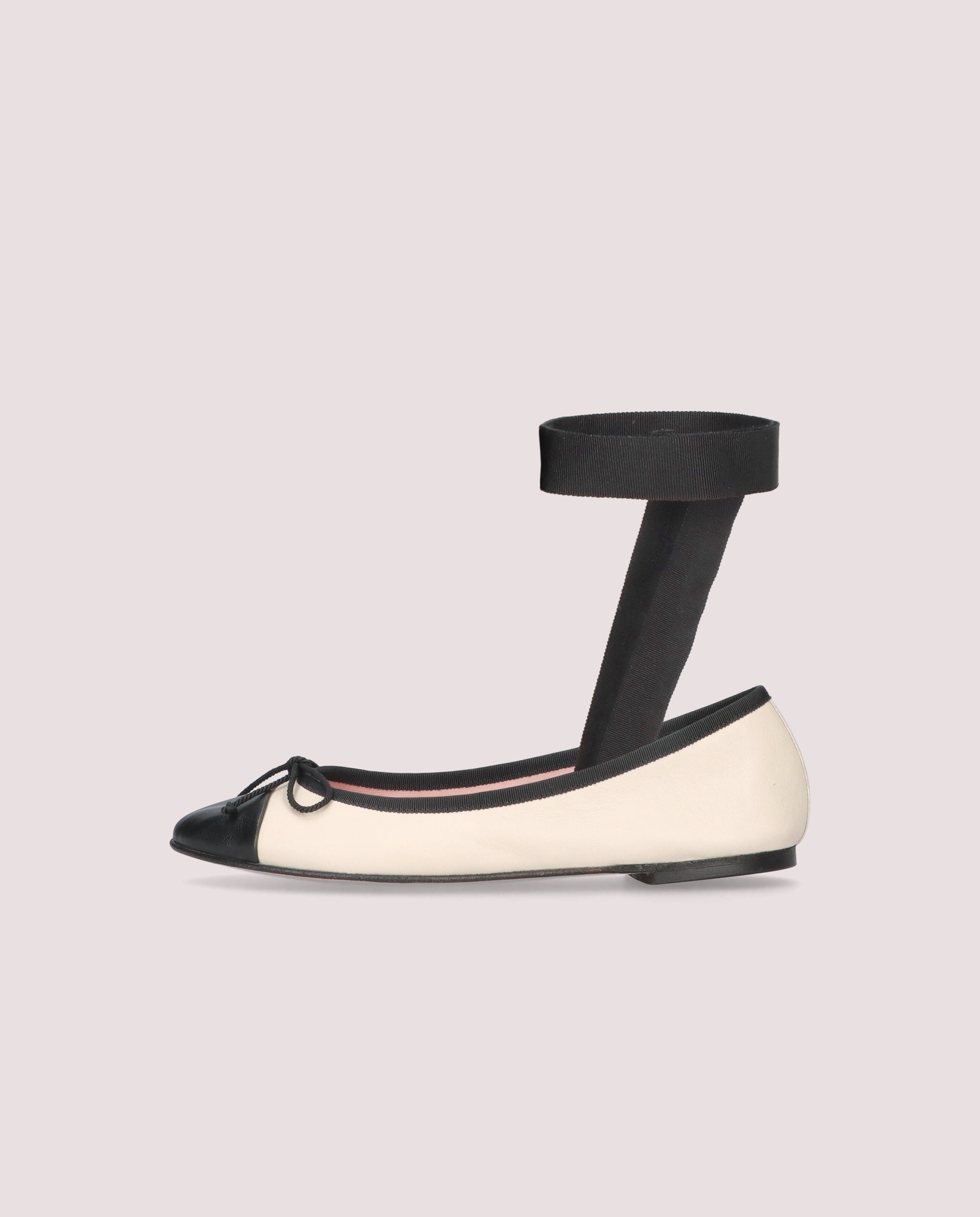 Nicole Ballet Flats WHITE LEATHER