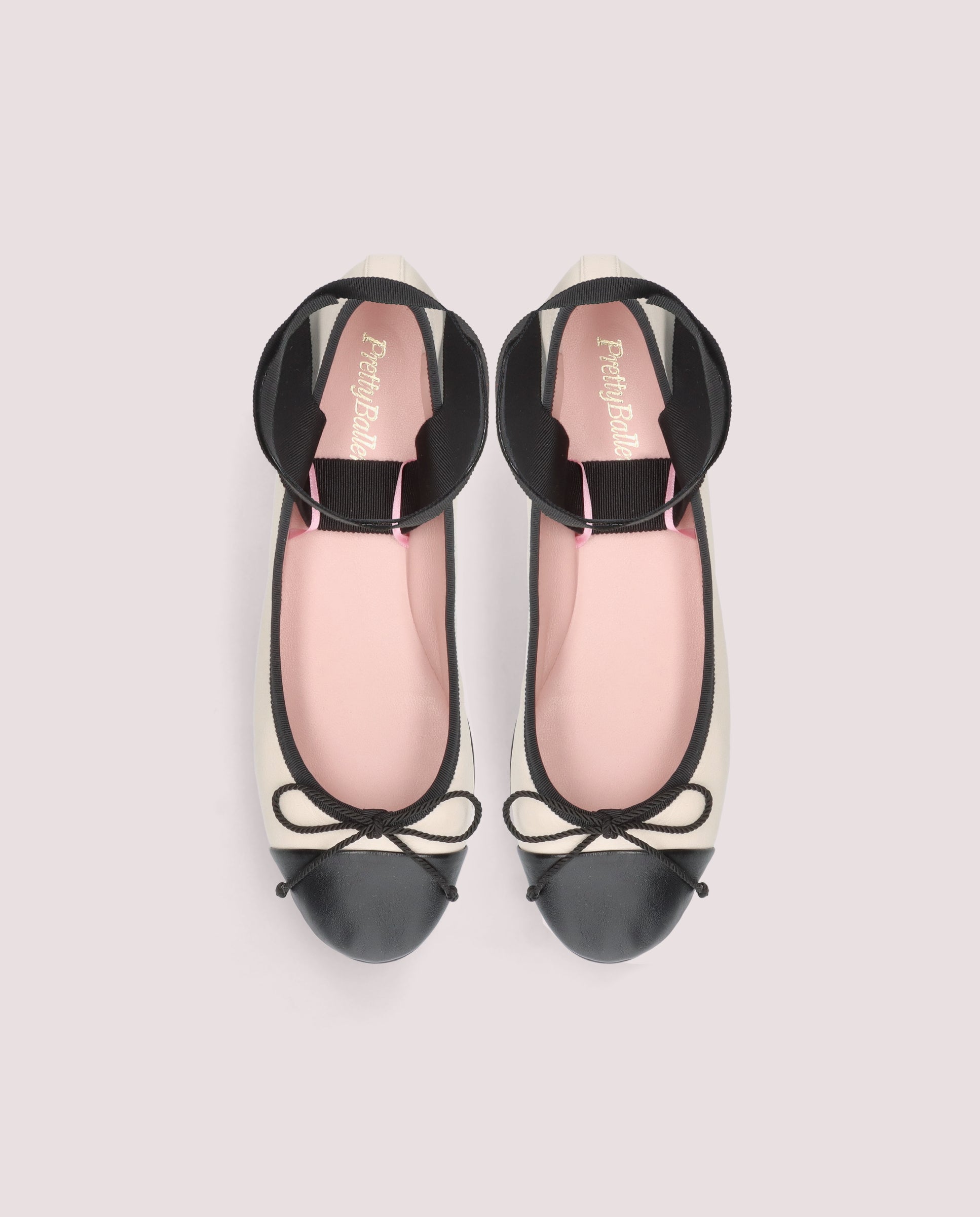 Vista alternativa de Bailarinas Nicole Blancos Piel por PrettyBallerinas