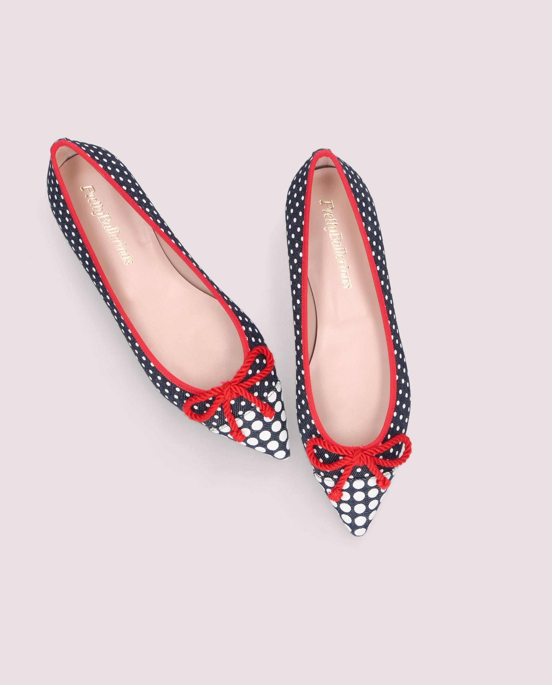 Bailarinas Ella Azules Tejidos