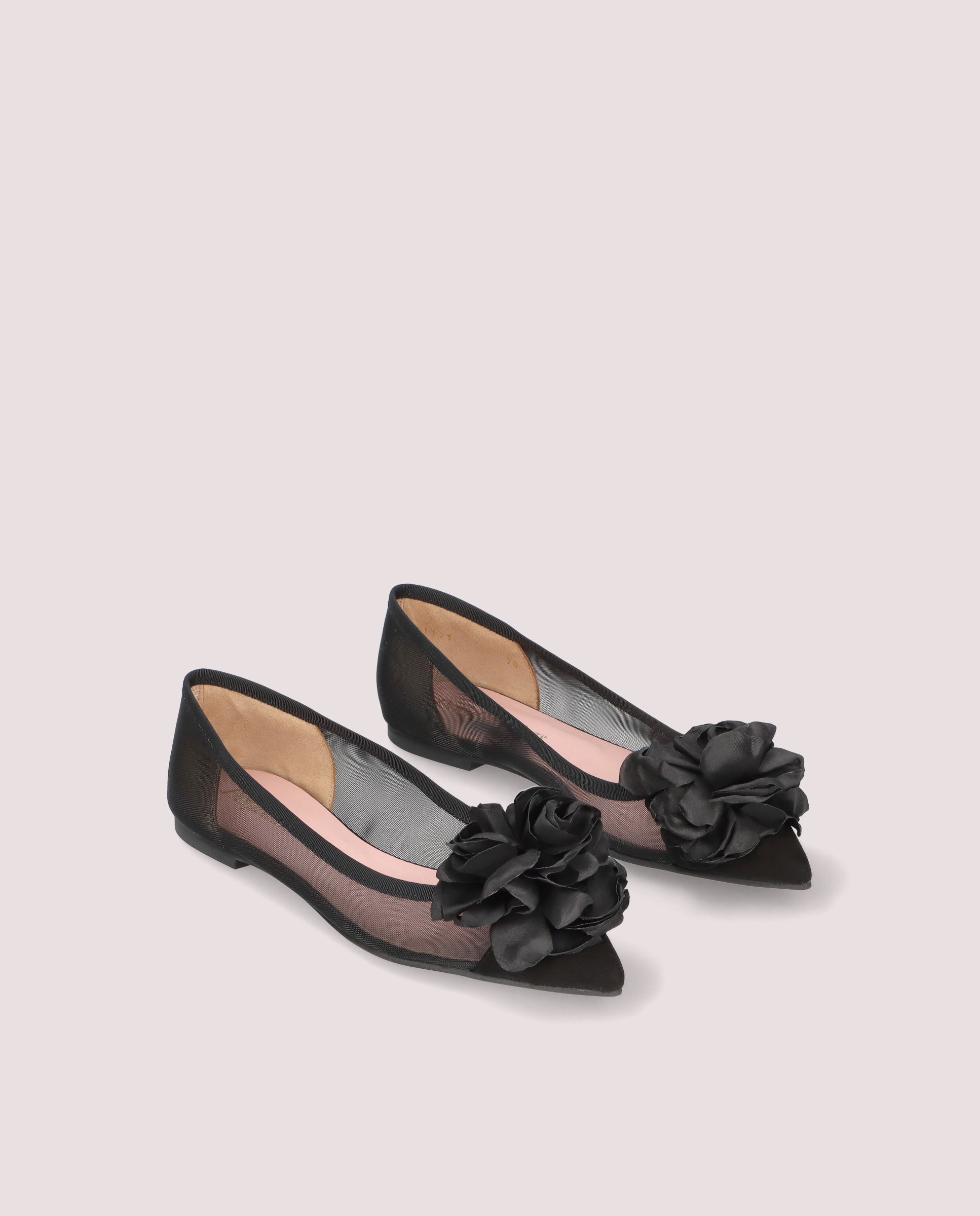 Ella Ballet Flats BLACK RED