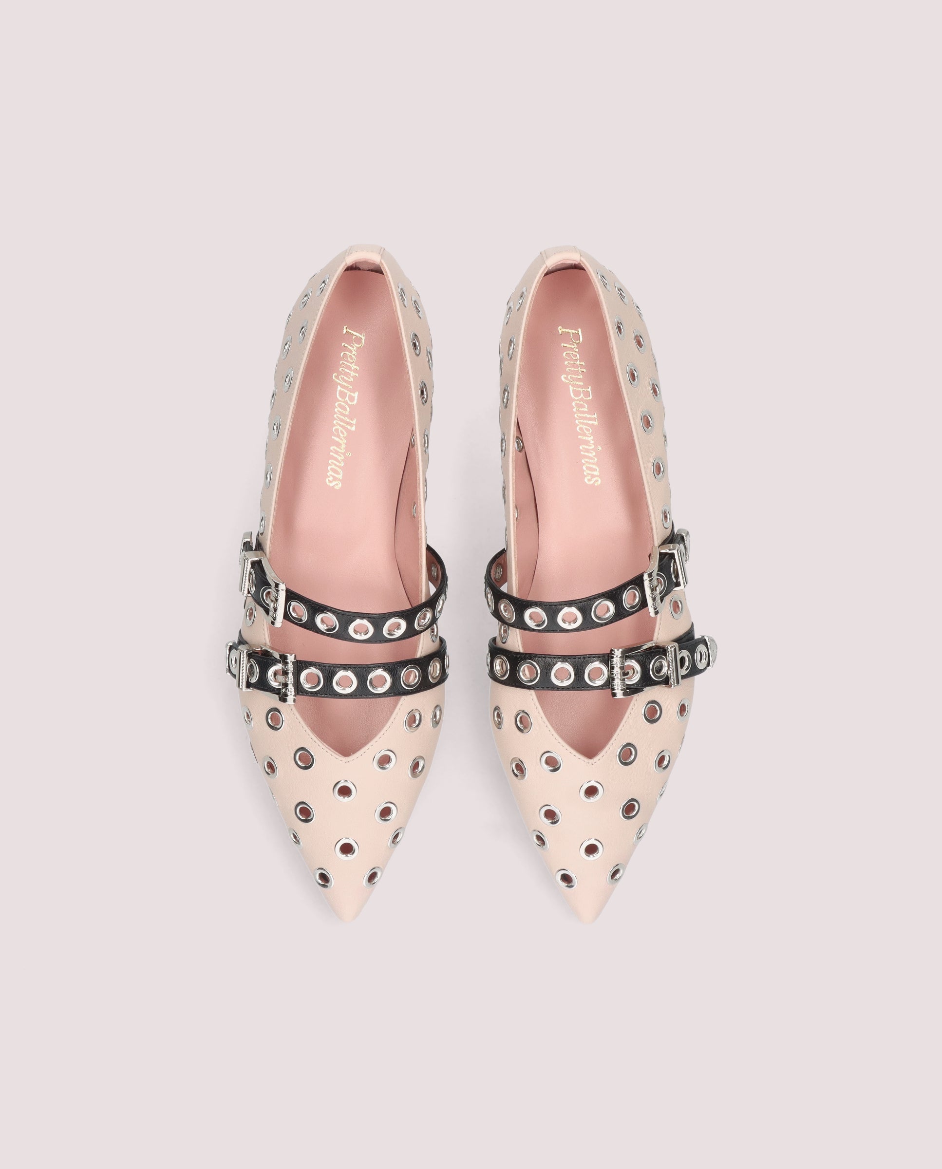 Alternative view of Ella Ballet Flats PINK LEATHER by PrettyBallerinas