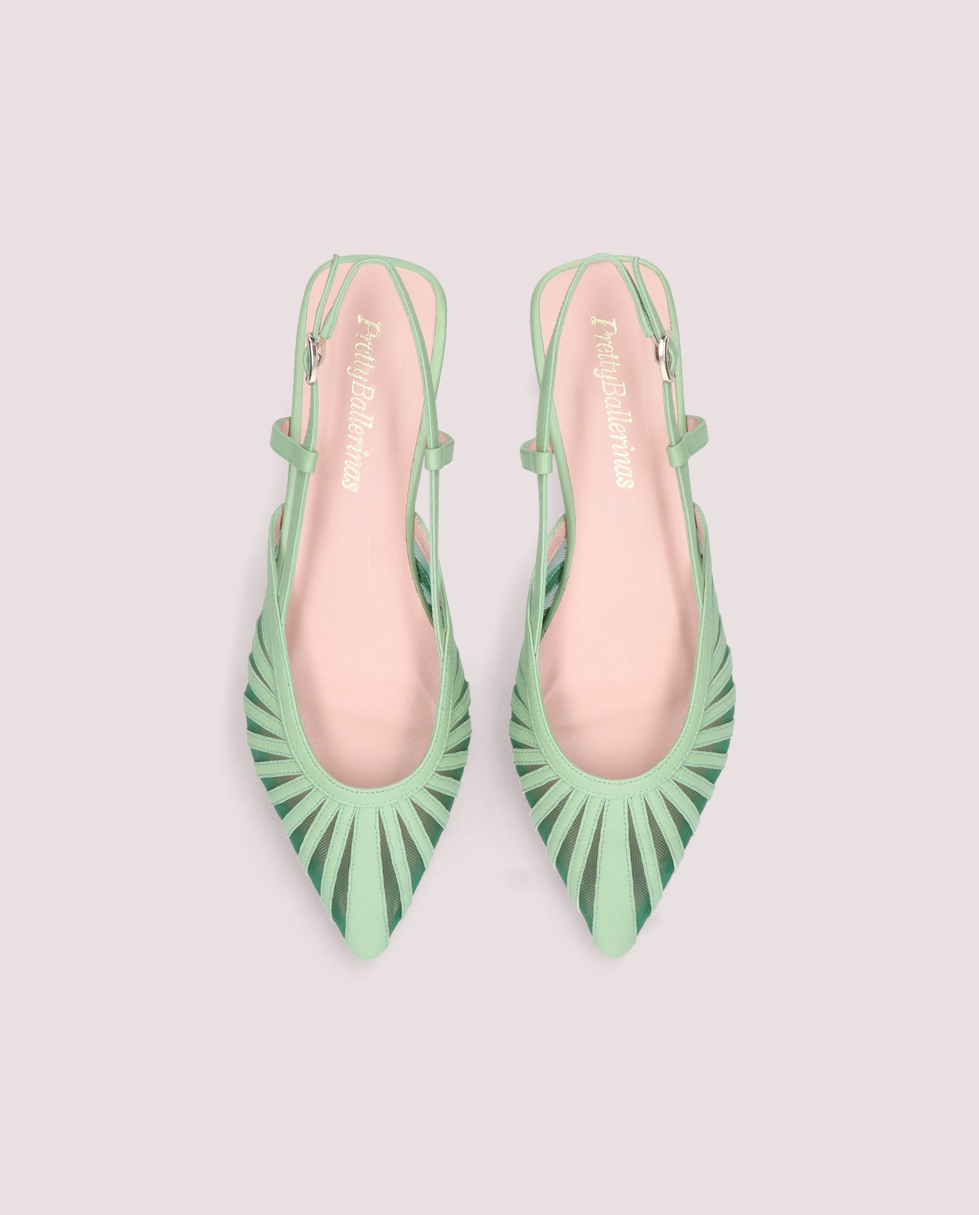 Vista alternativa de Bailarinas Yvette Verdes Red por PrettyBallerinas