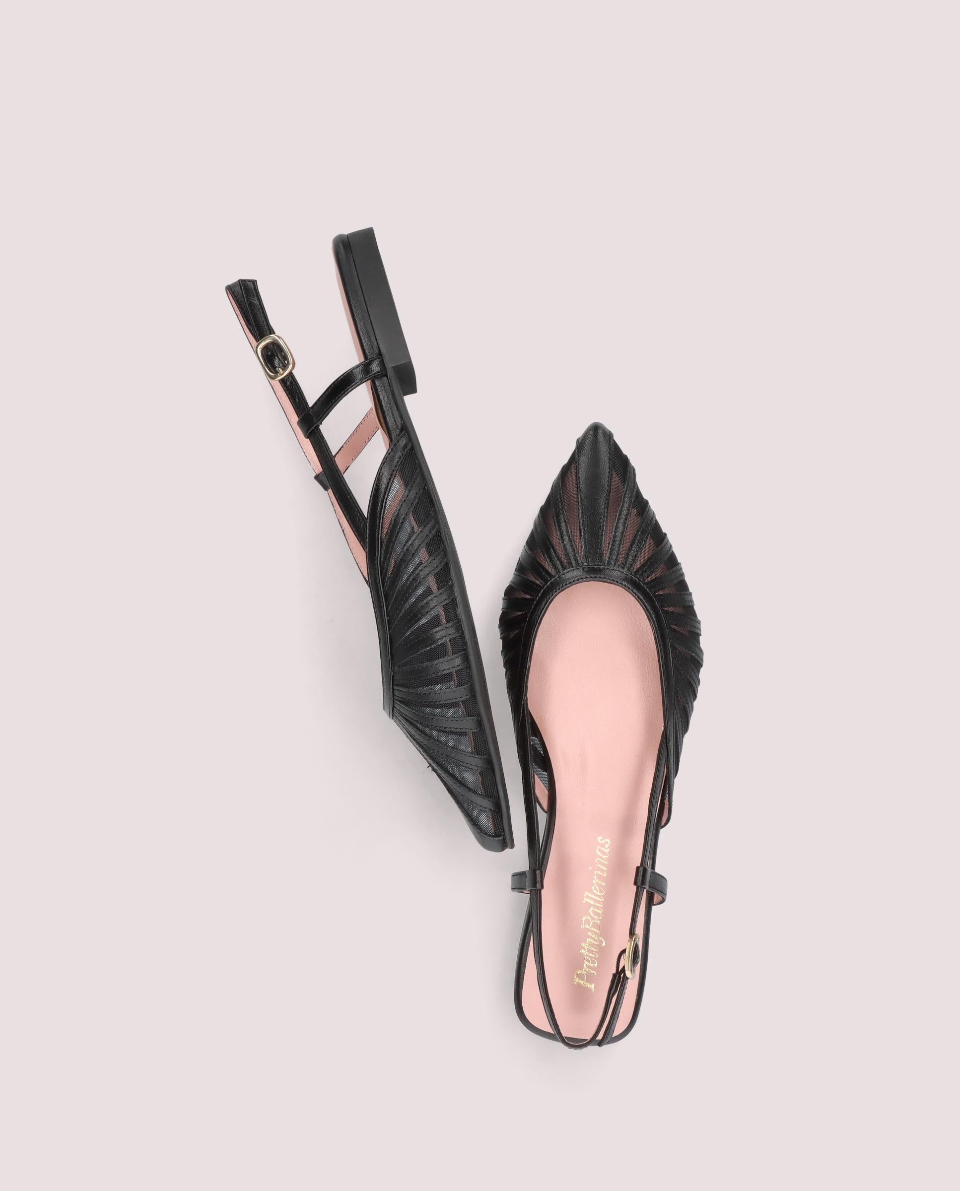 Yvette Ballet Flats BLACK RED