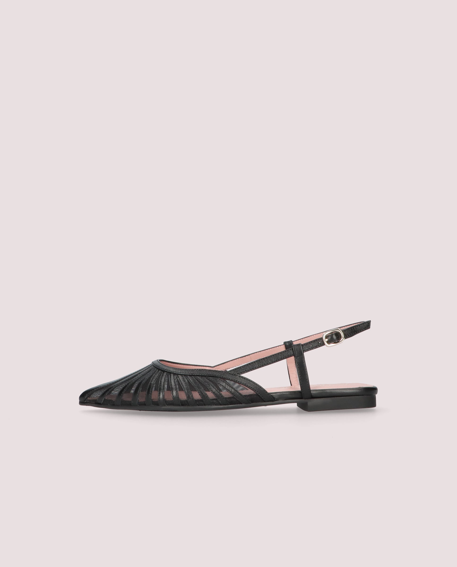 Yvette Ballet Flats BLACK RED