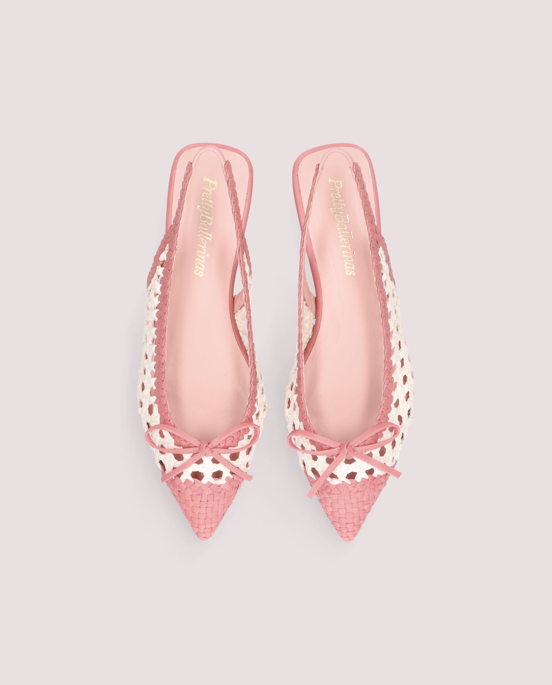 Alternative view of Yvette PINK LEATHER Ballet Flats by PrettyBallerinas