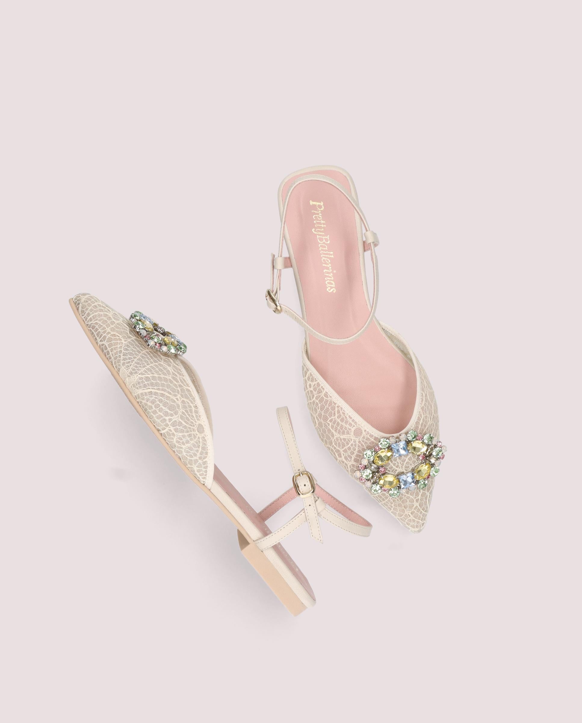 Bailarinas Yvette Blancos Tejidos