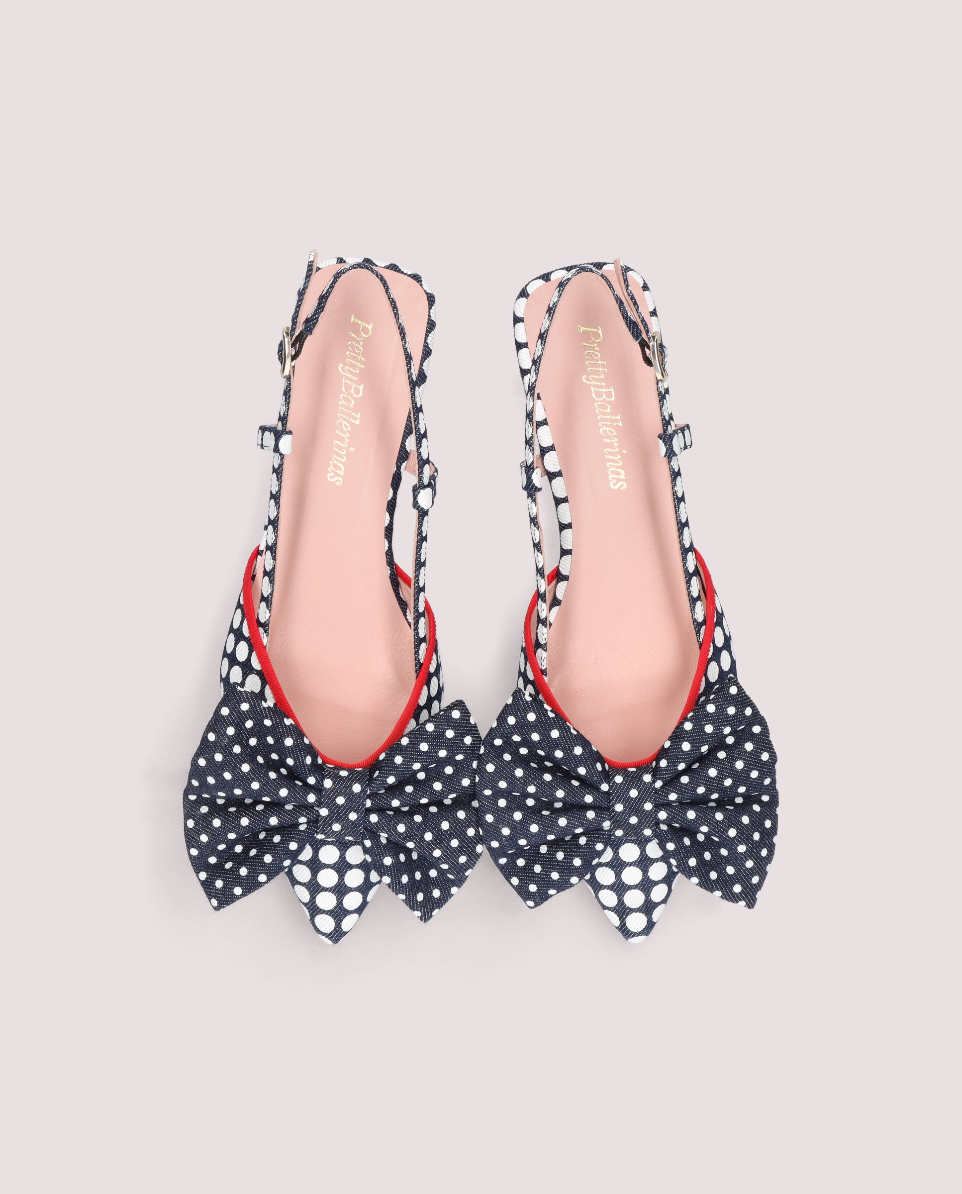 Alternative view of Yvette BLUE FABRIC Ballet Flats by PrettyBallerinas