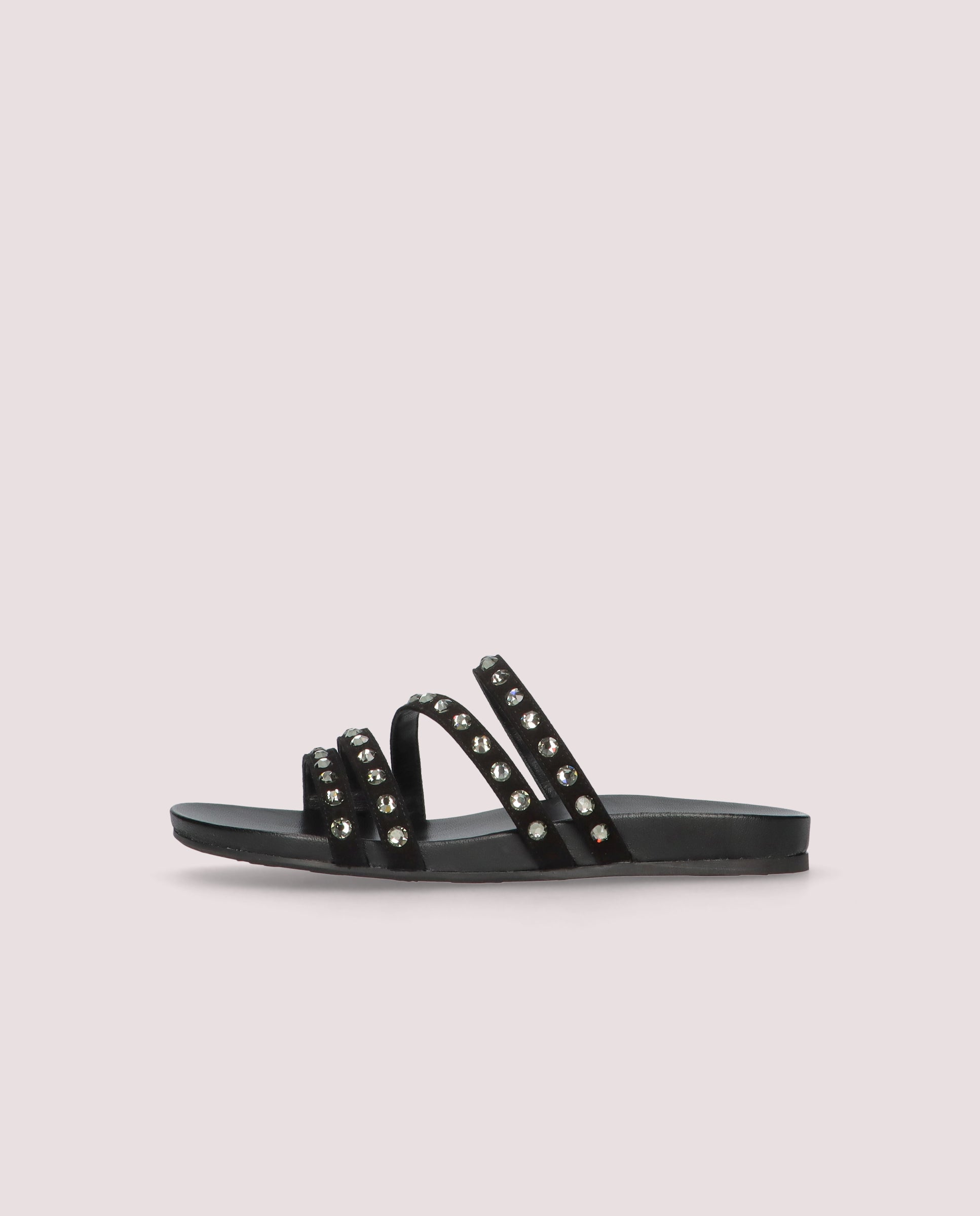 Ivy Sandalen SCHWARZ Wildleder