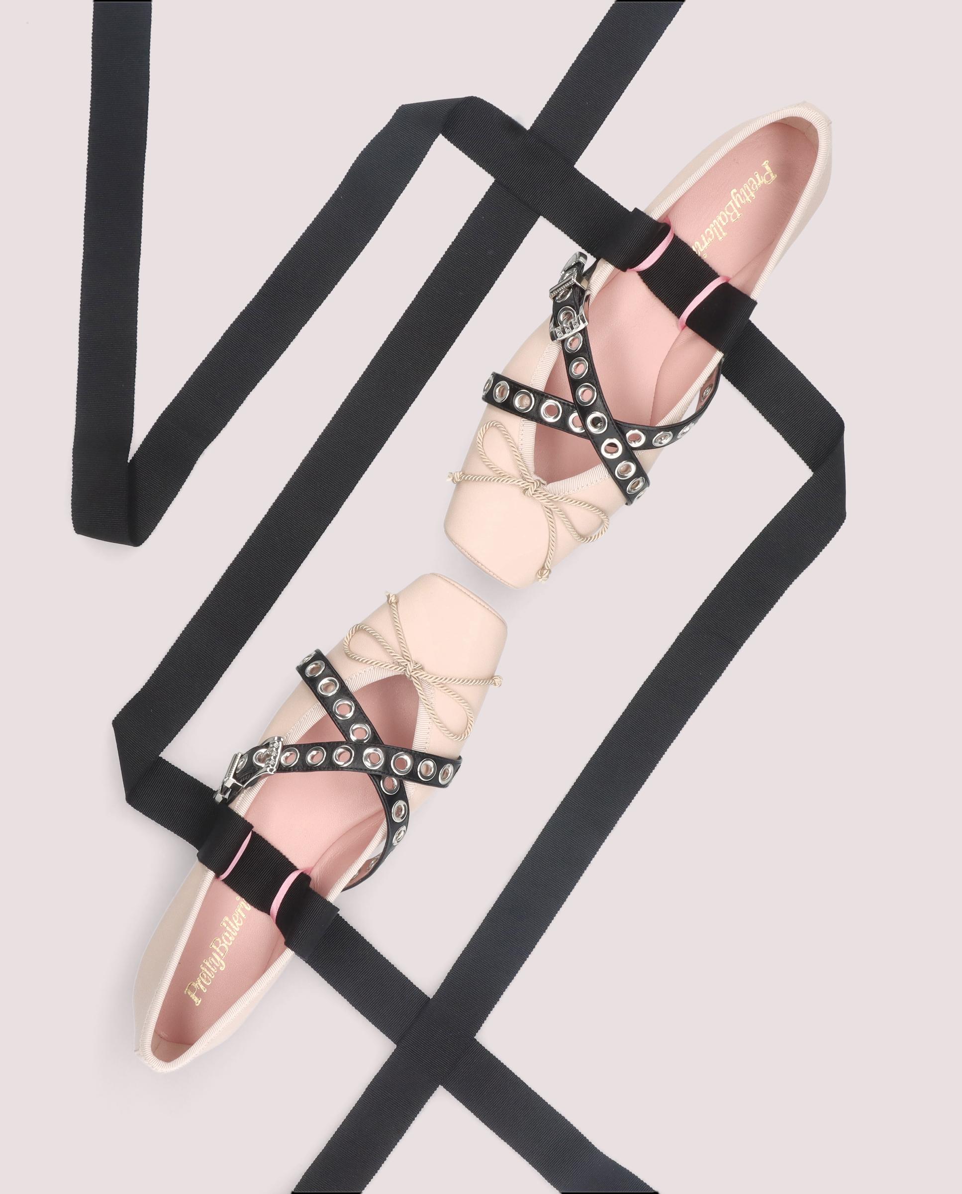 Kristen PINK LEATHER Ballet Flats