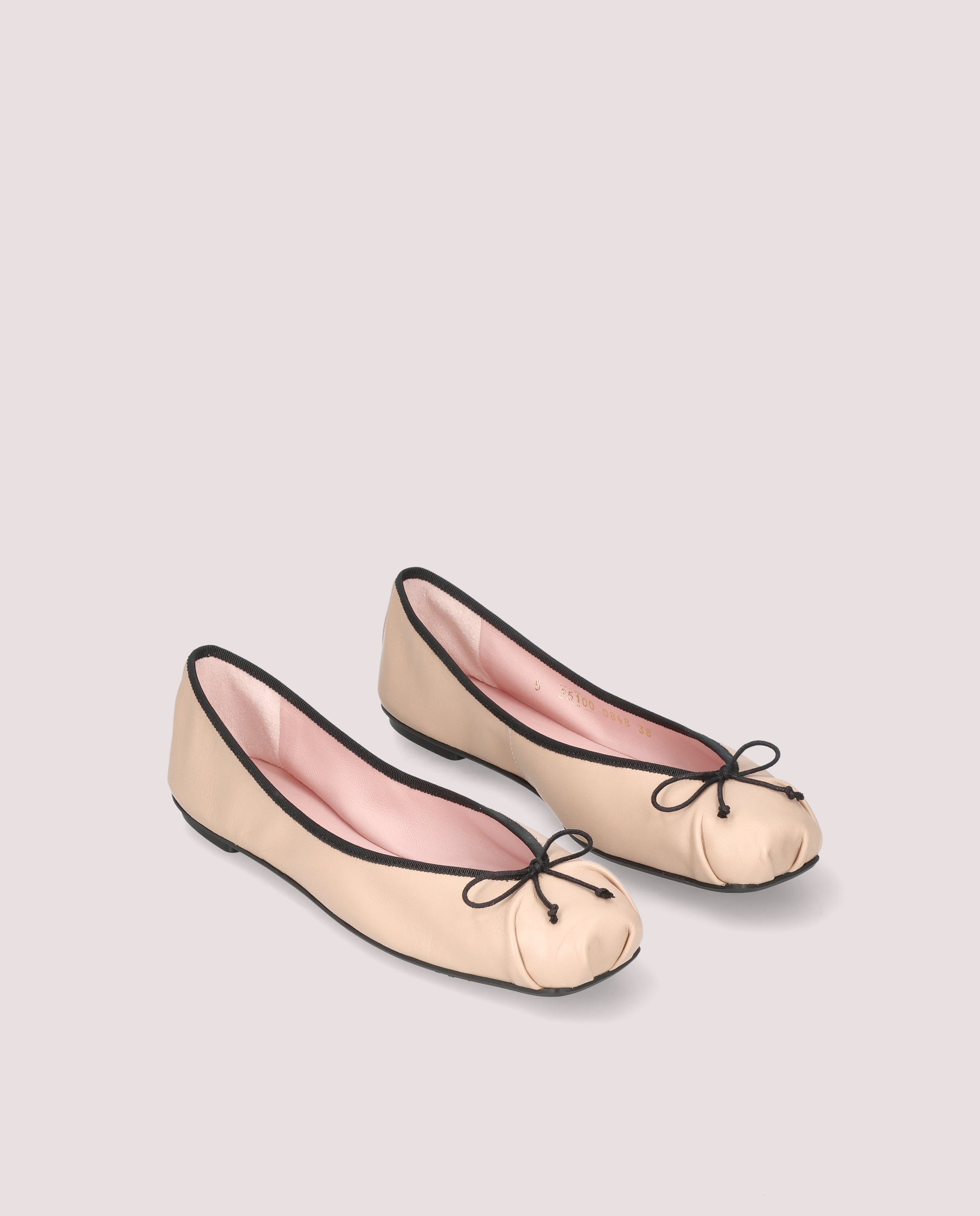 Image of Kristen ballerina in soft nude leather by PrettyBallerinas
