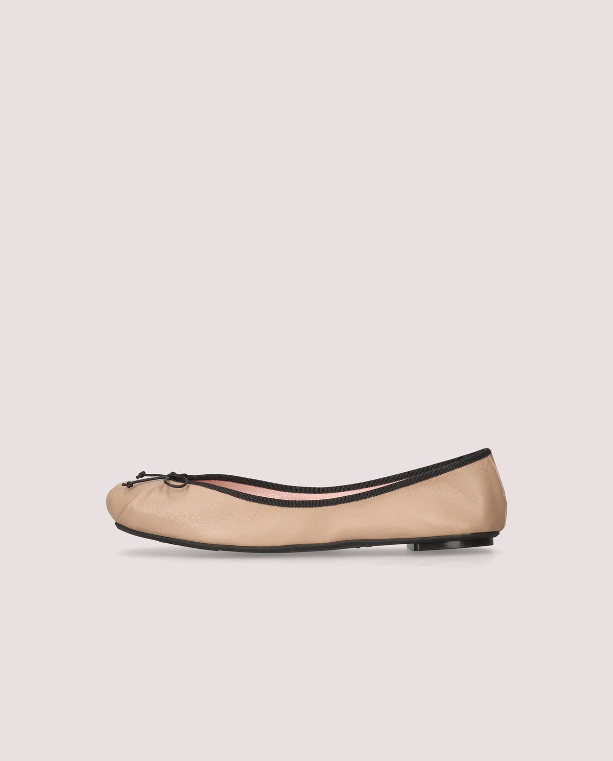 Kristen ballerina in nude leder