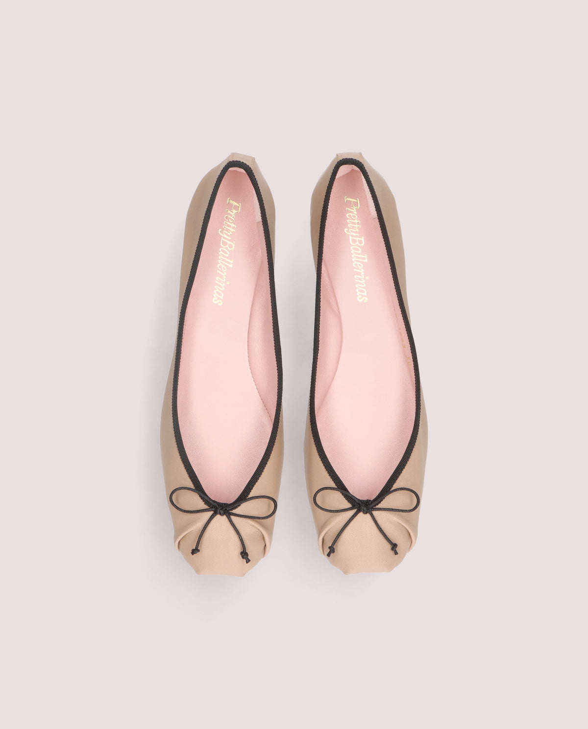 Vista alternativa de Bailarinas Kristen Beiges Piel por PrettyBallerinas