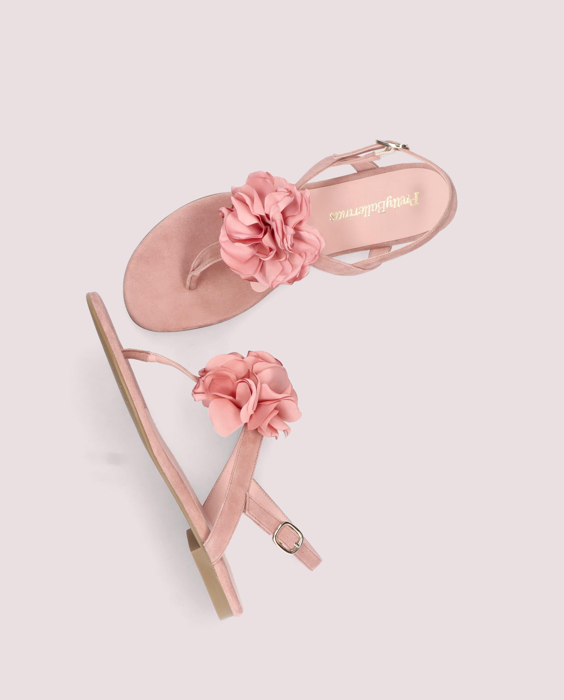 Sandalias Judy Rosas Piel